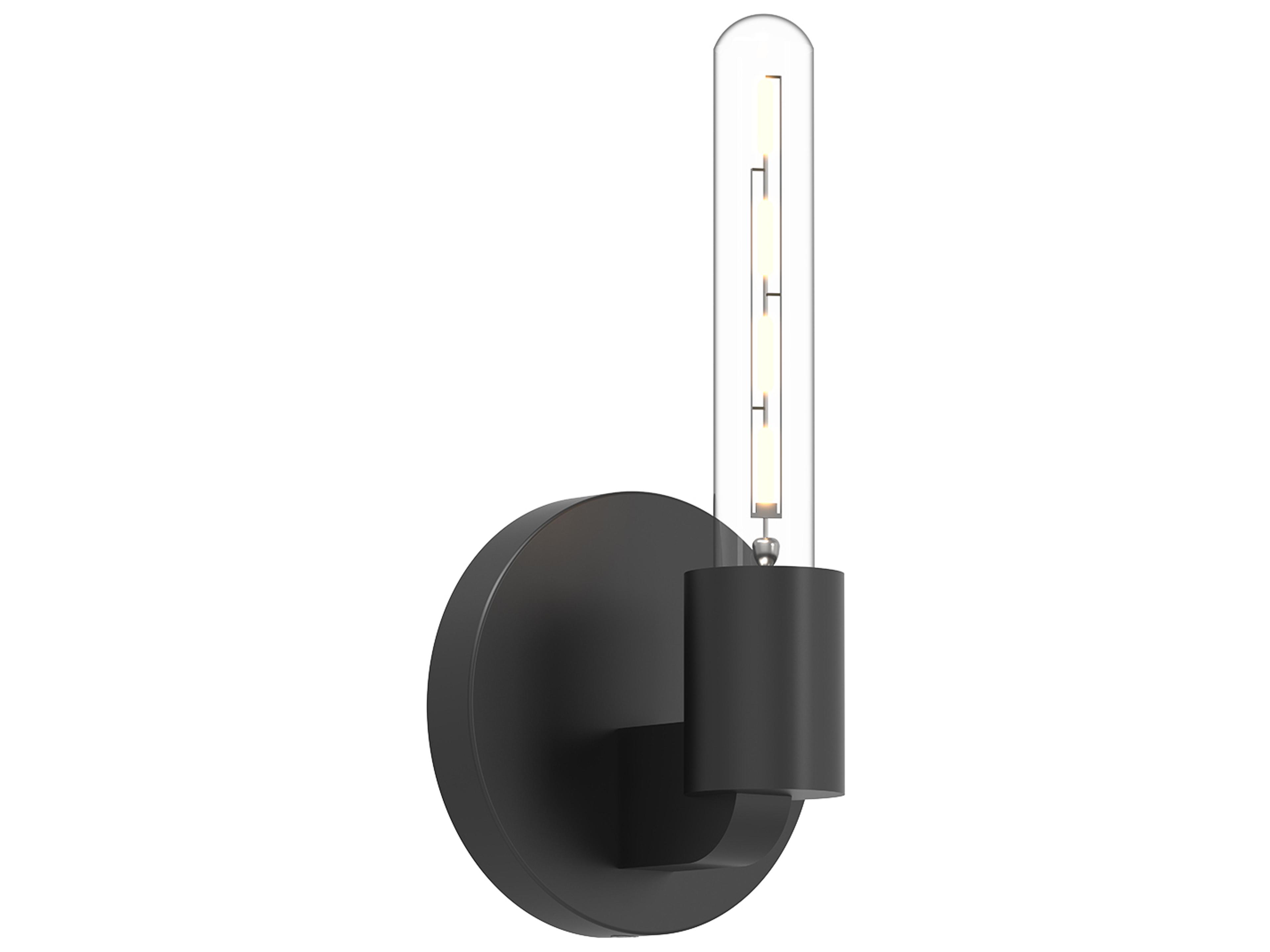Alora Mood Claire 1-Light Matte Black Wall Sconce