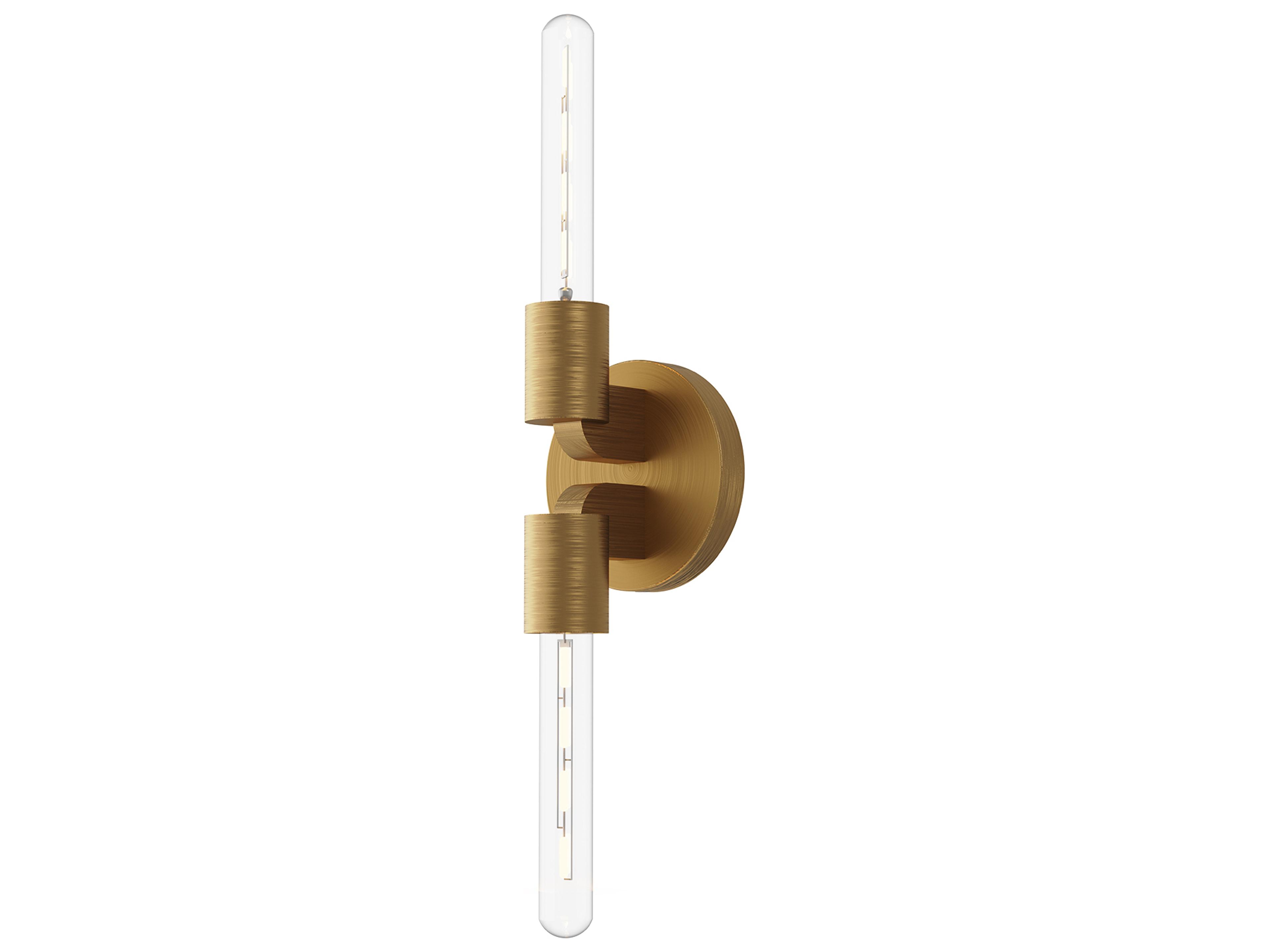 Alora Mood Claire 2-Light Aged Gold Vanity Light