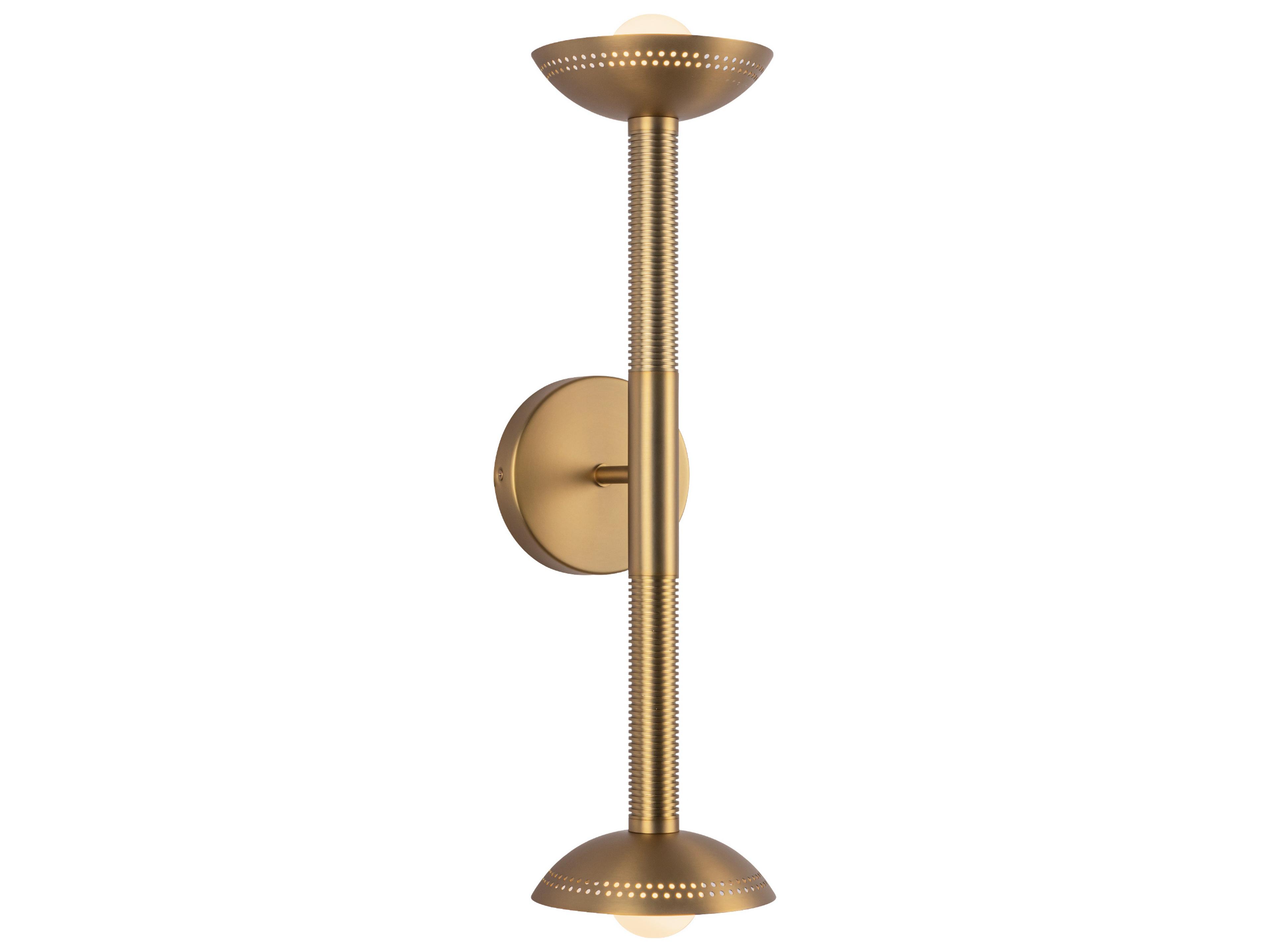 Alora Mood Arden Brushed Gold Wall Sconce