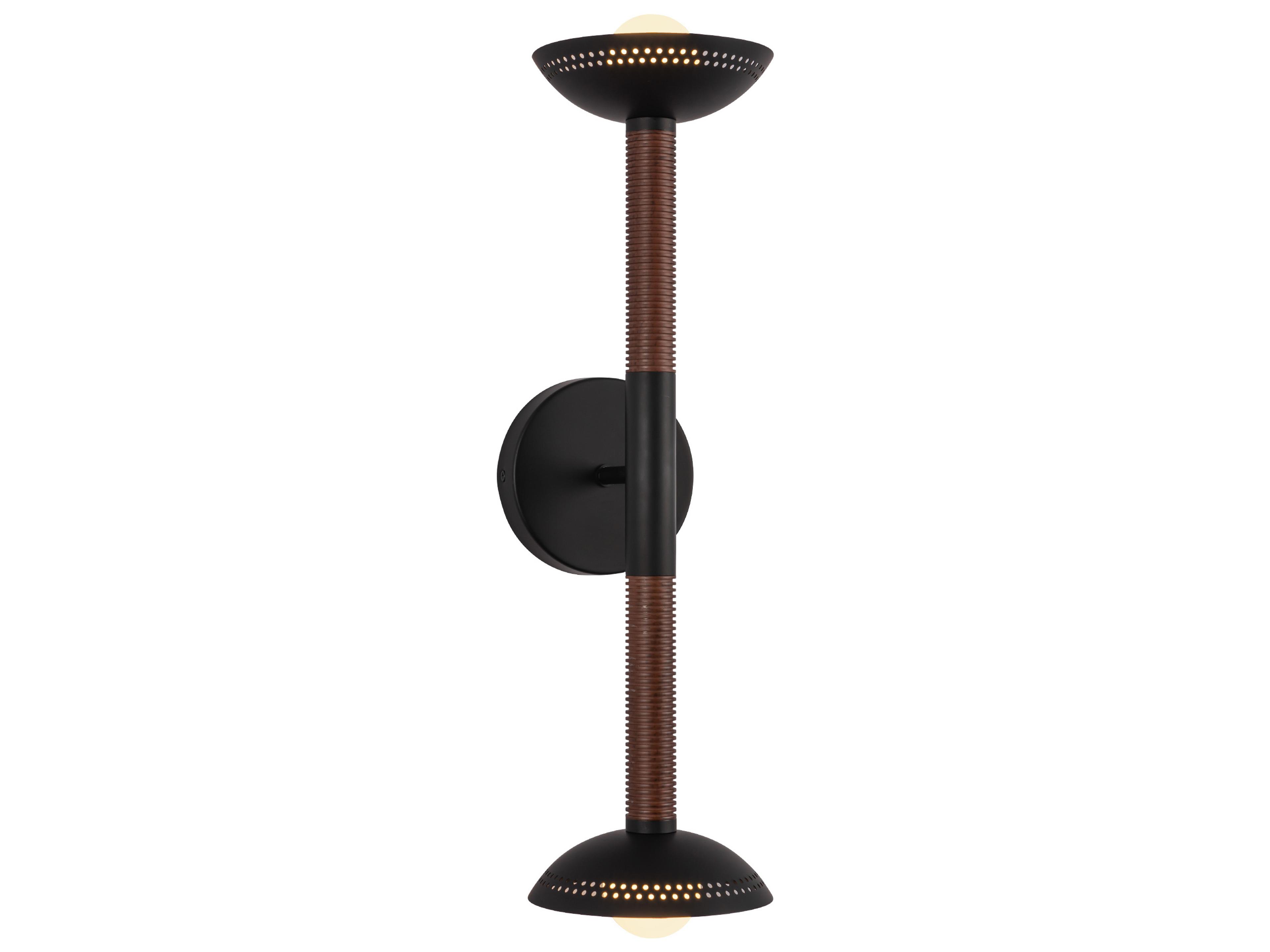 Alora Mood Arden Matte Black Wall Sconce