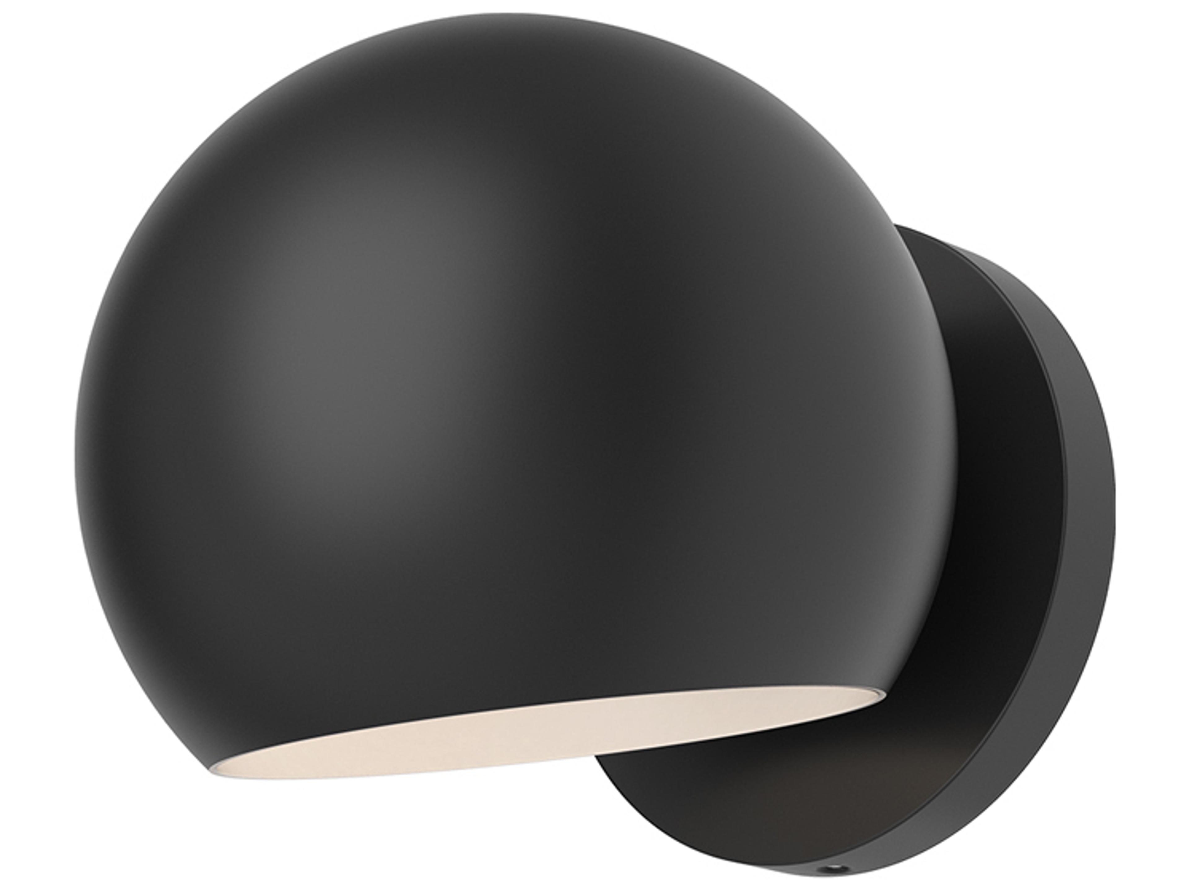 Alora Mood Willow 1-Light Matte Black Wall Sconce