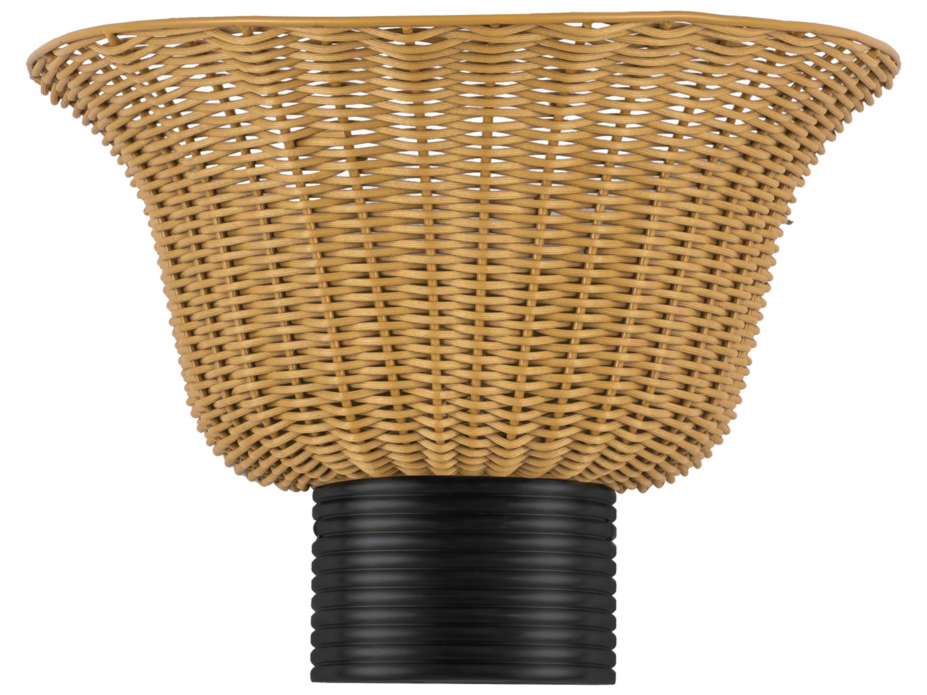 Alora Mood Rancho 1-Light Matte Black Wall Sconce