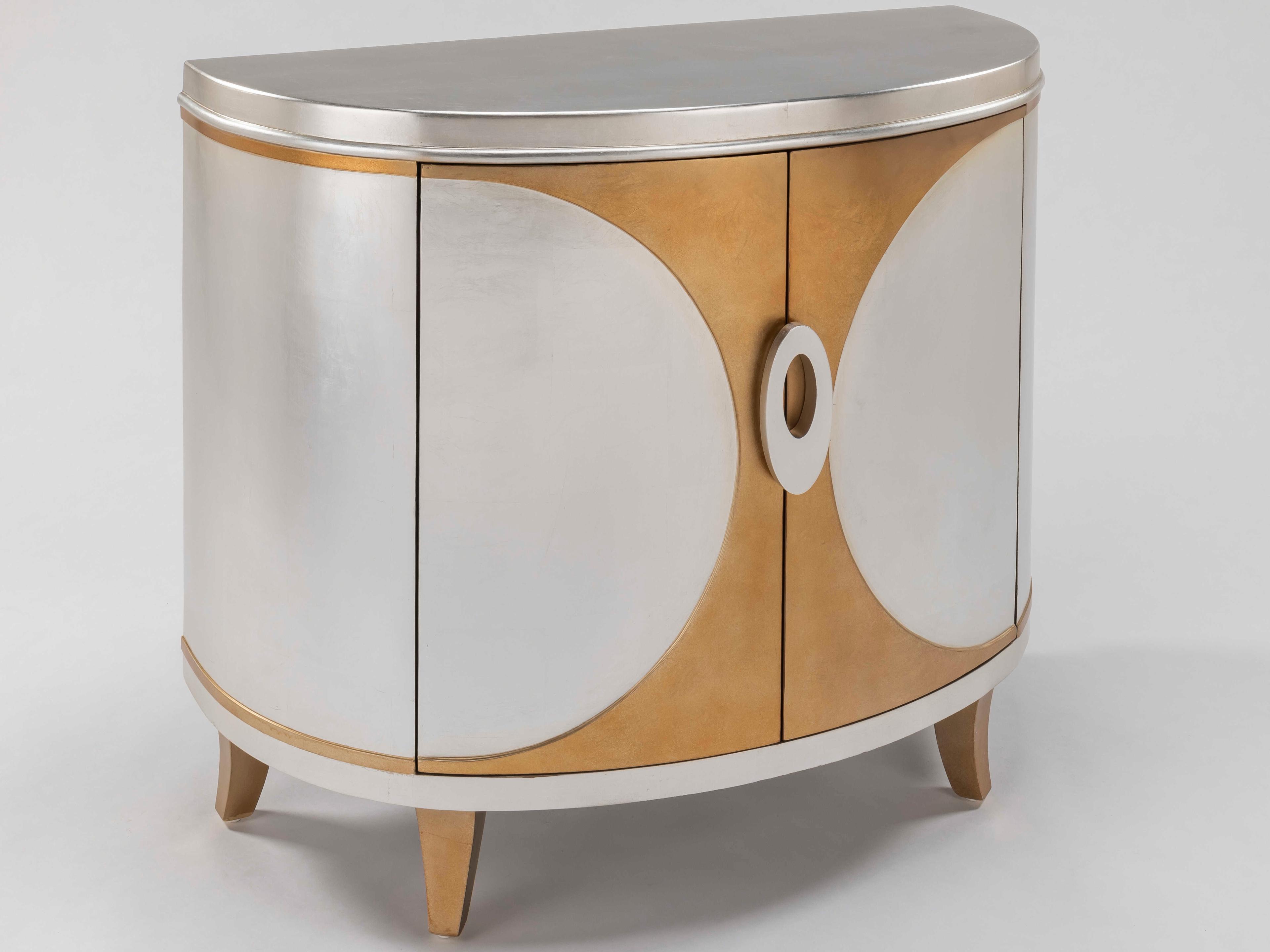 Artmax Goldleaf Silverleaf Accent Chest