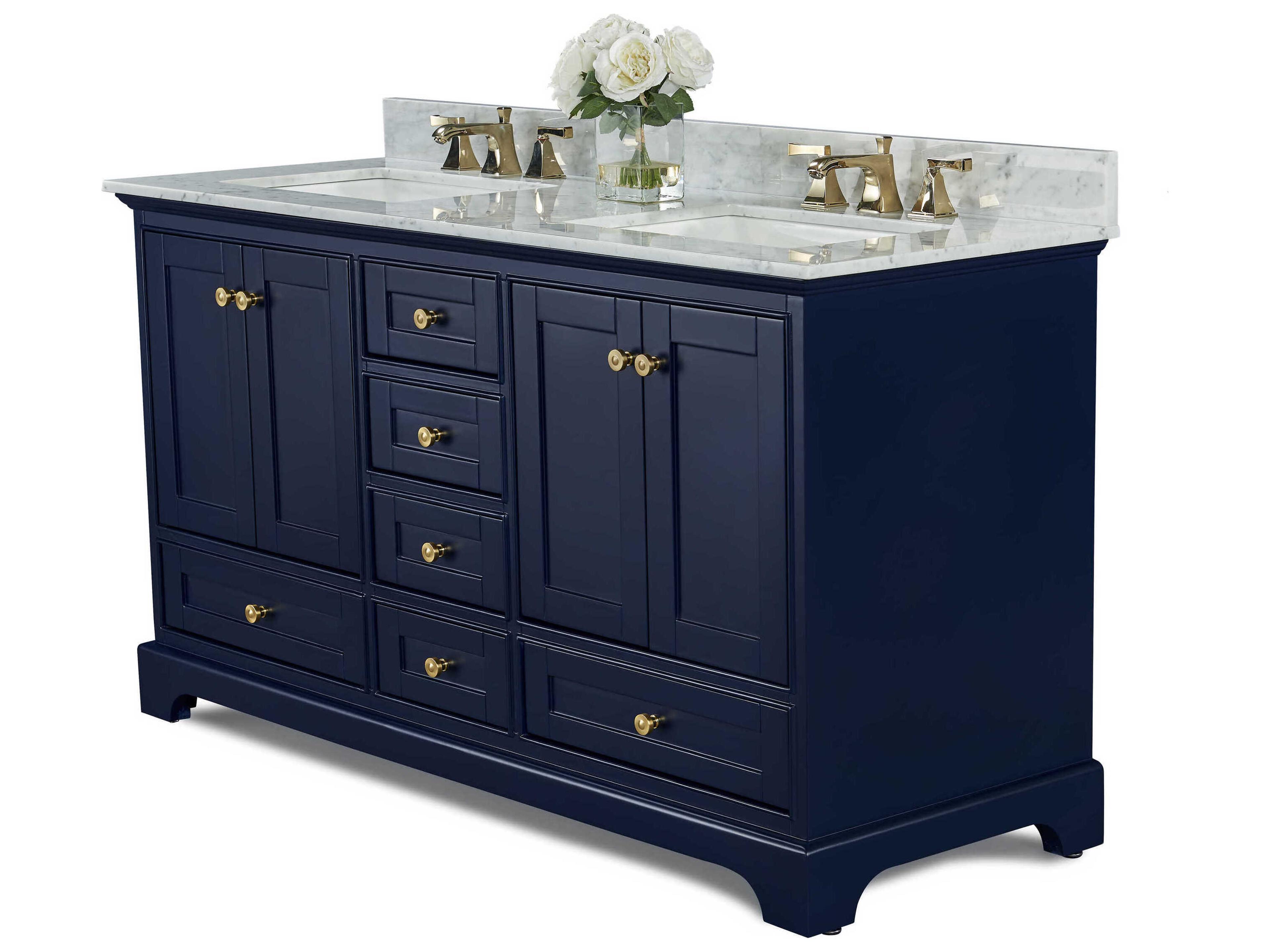 Ancerre Designs Audrey Heritage Blue 60" Vanity