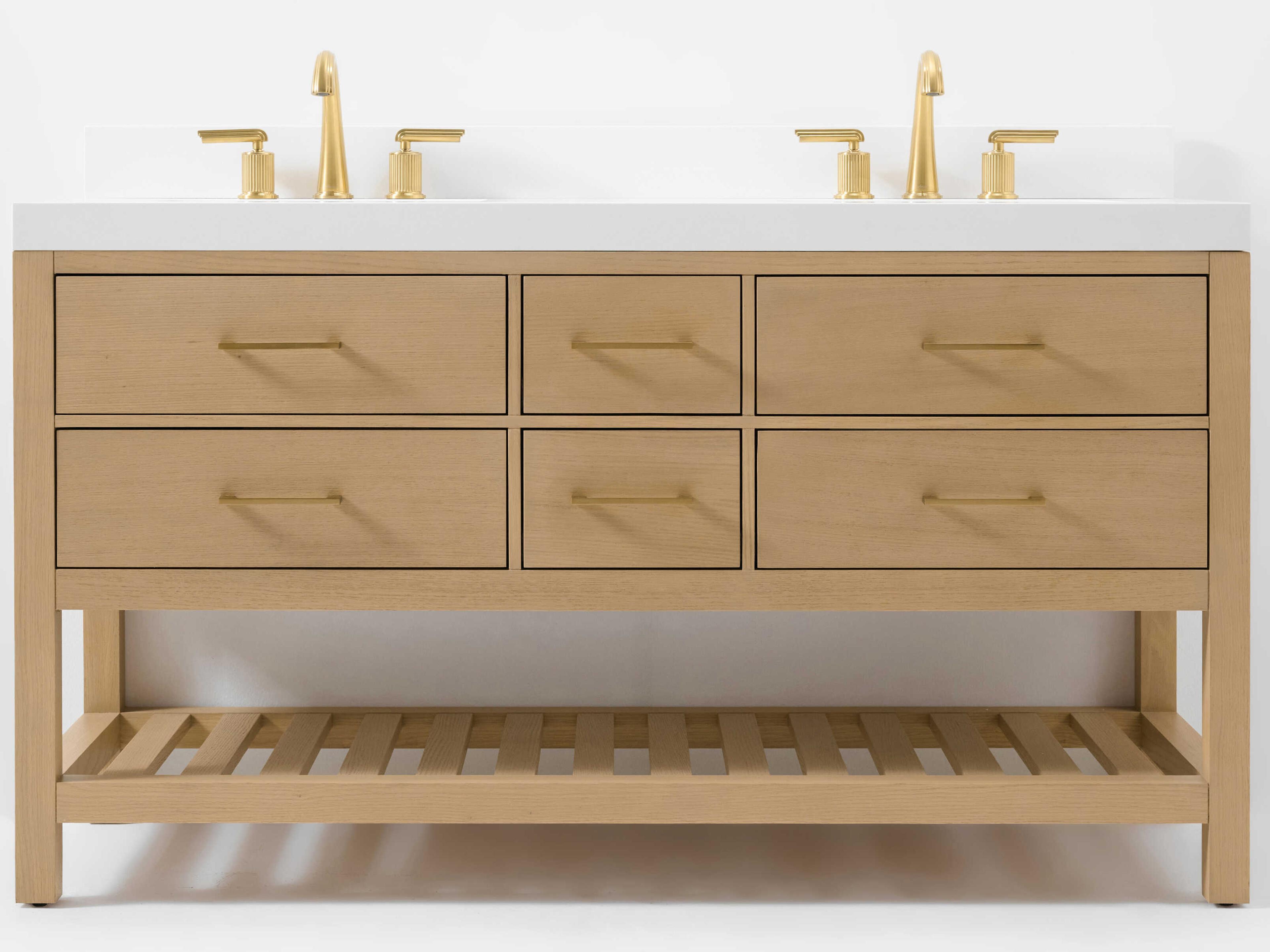 Ancerre Designs Elizabeth Oak 60" Vanity