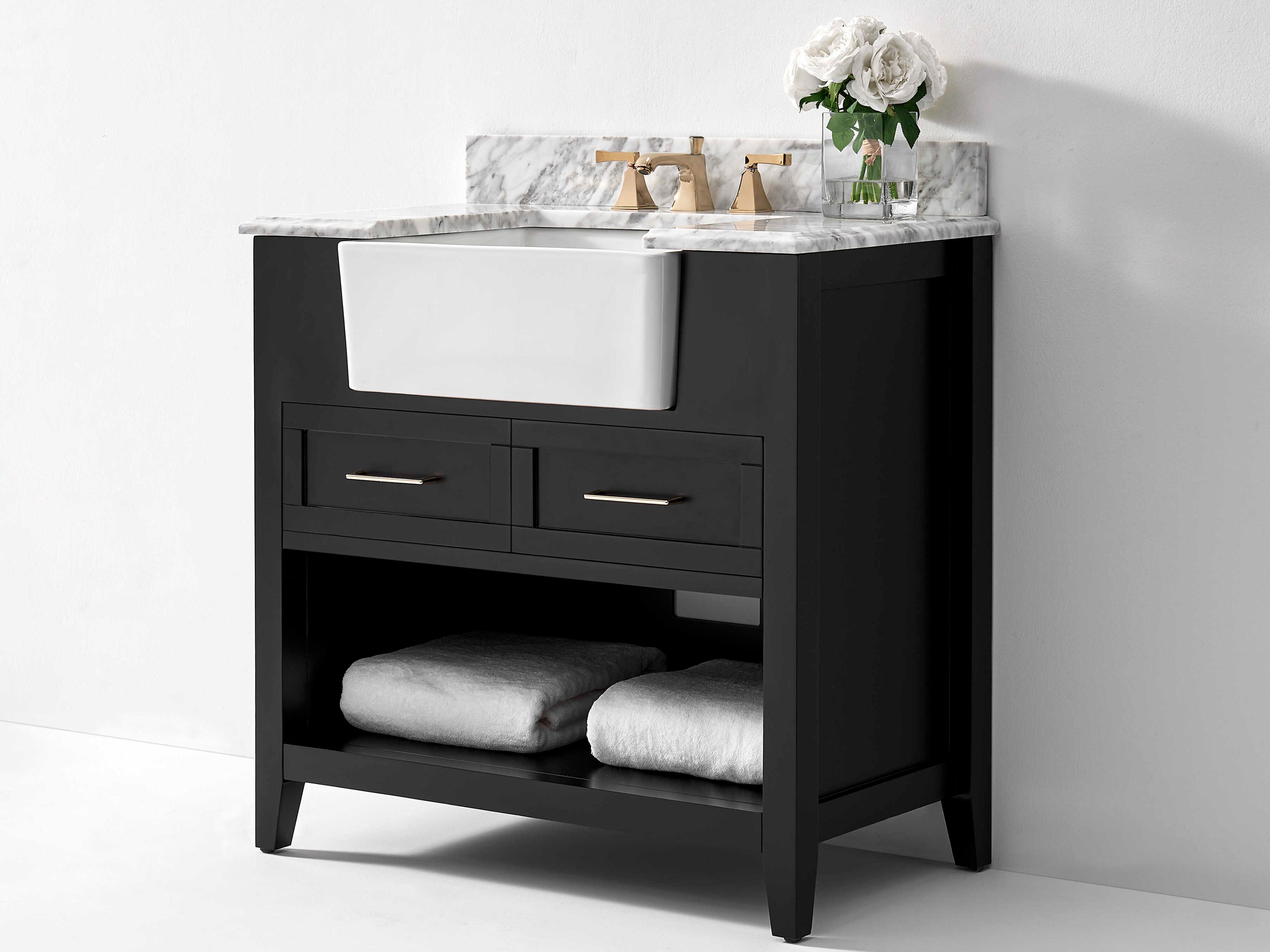 Hayley Black Onyx 36" Vanity