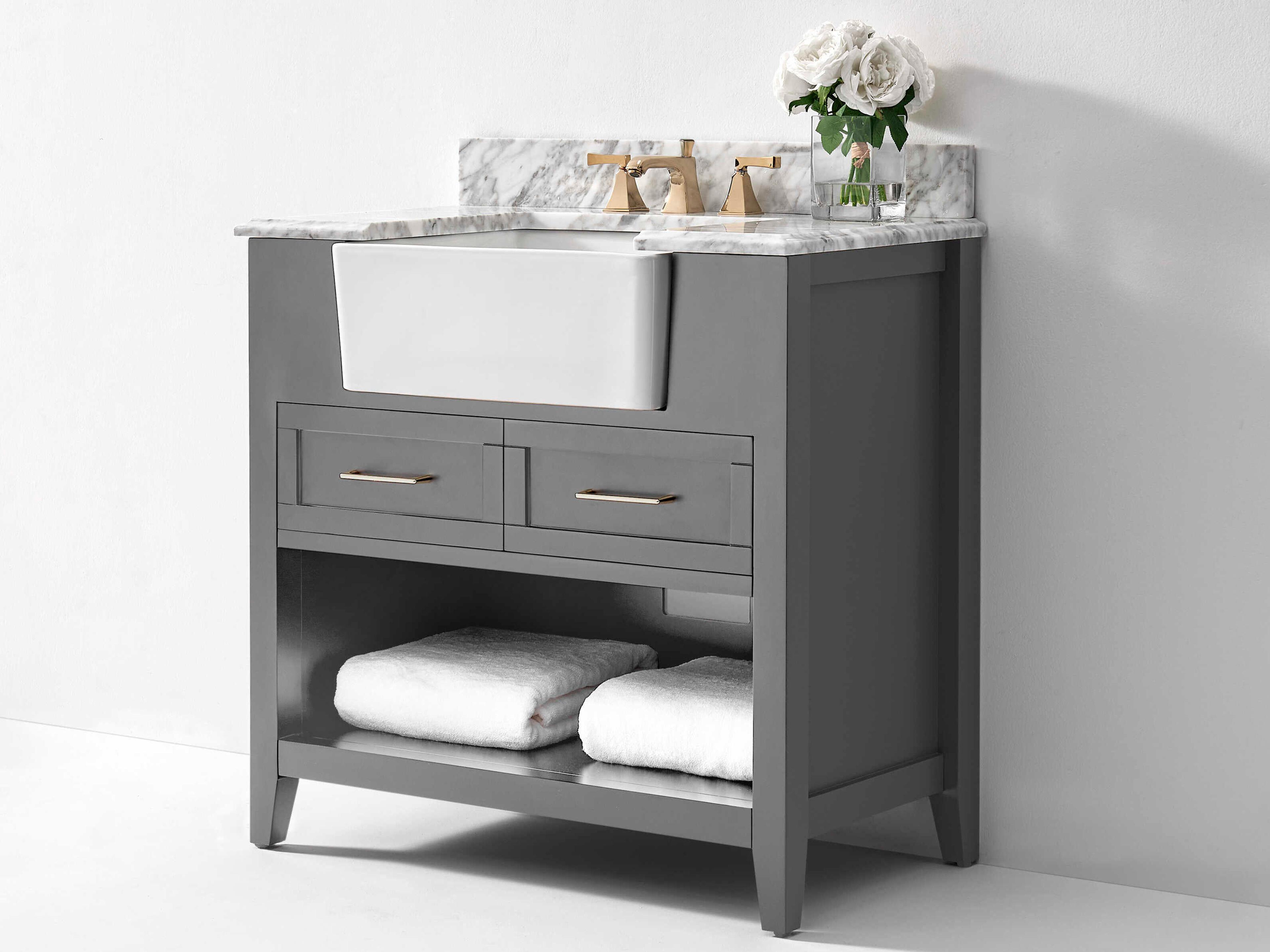 Hayley Sea Cloud Gray 36" Vanity