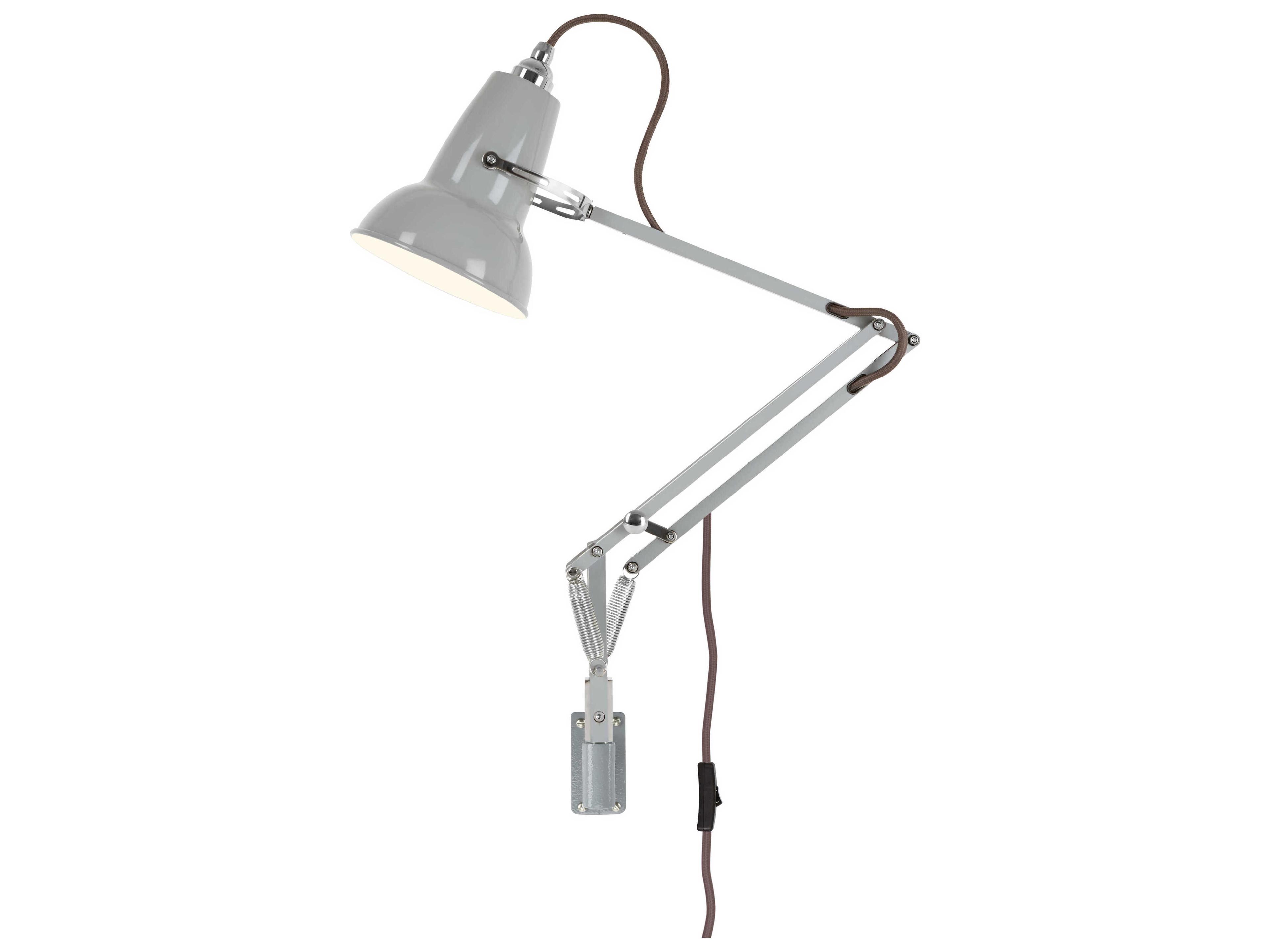 Anglepoise Original-1227 Mini 1-Light Dove Grey Swing Wall Sconce