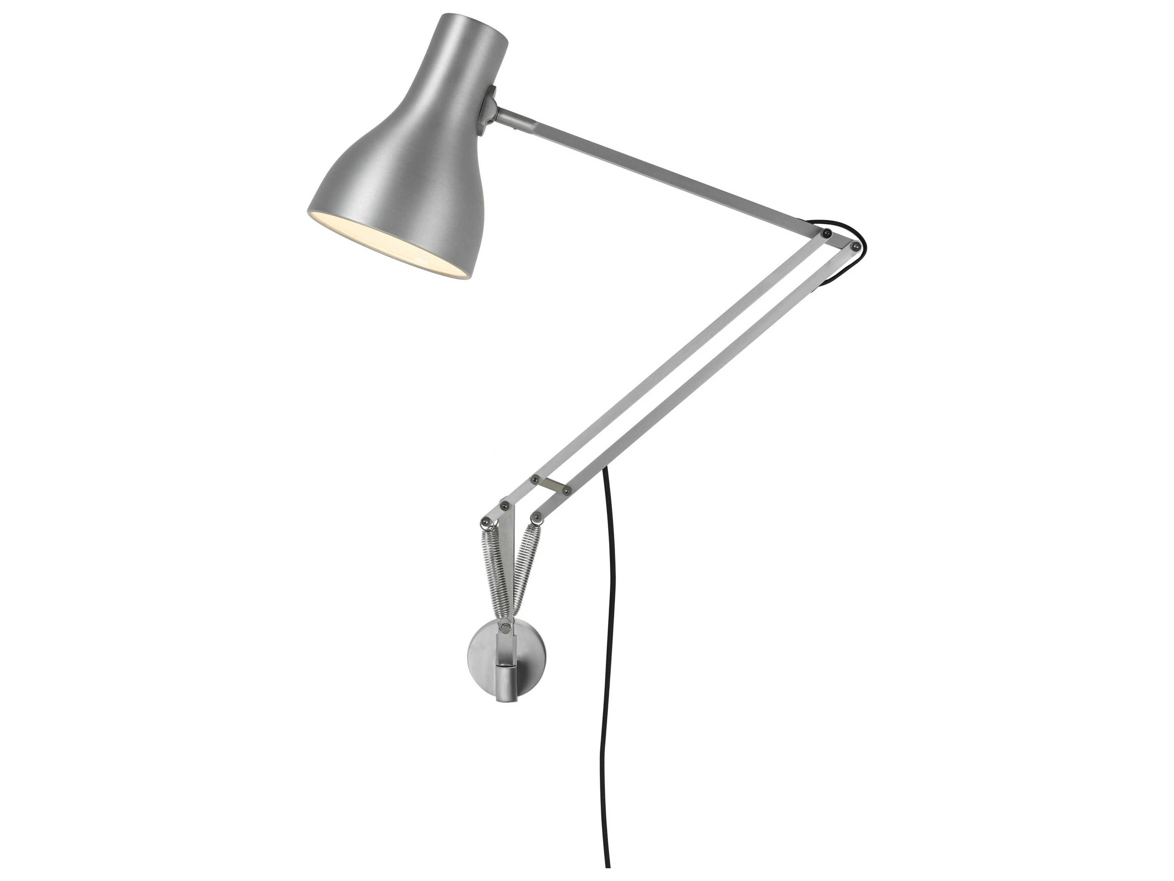 Anglepoise Type-75 1-Light Silver Luster Swing Wall Sconce