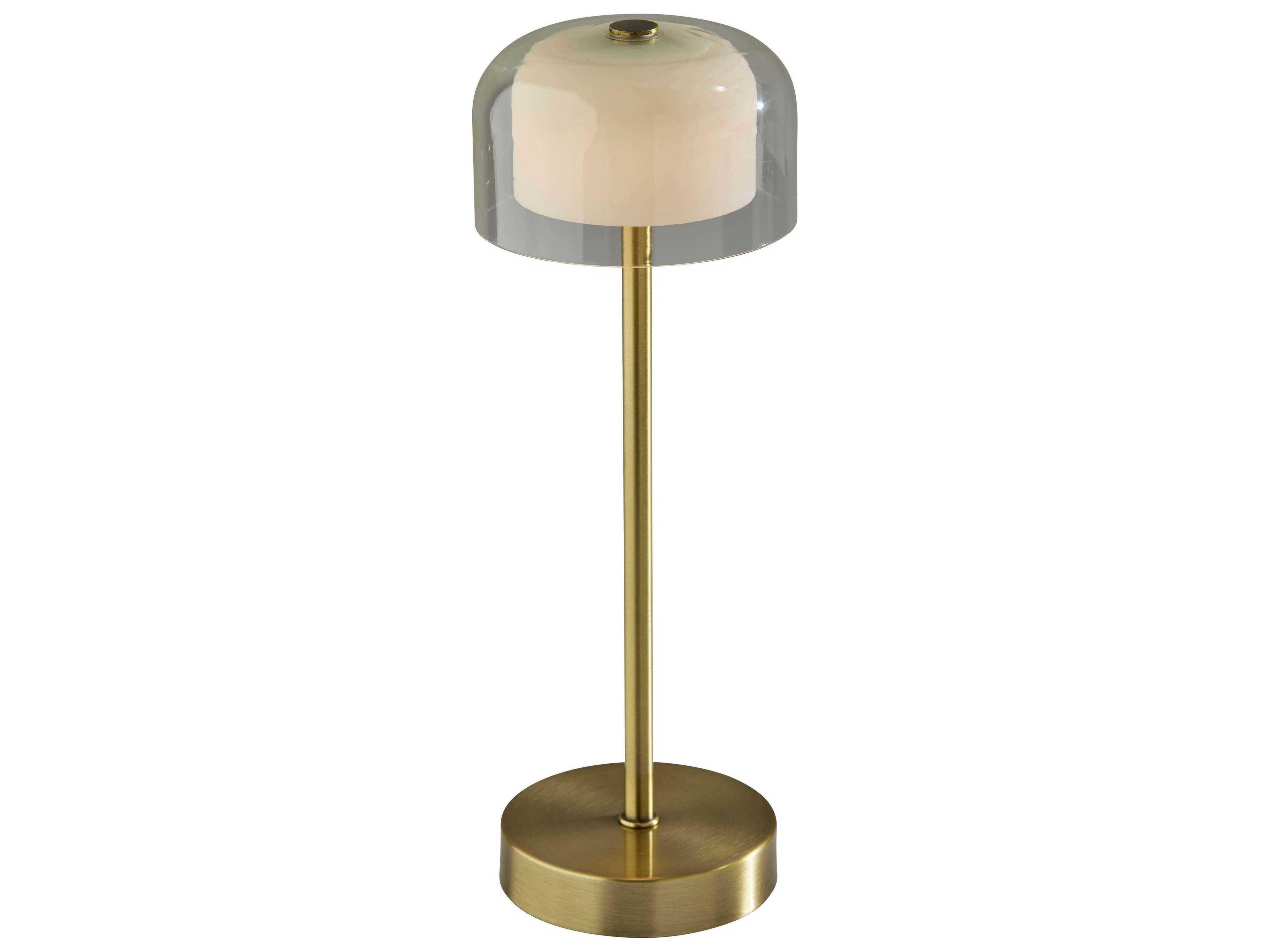 Adesso Benji Antique Brass Table Lamp