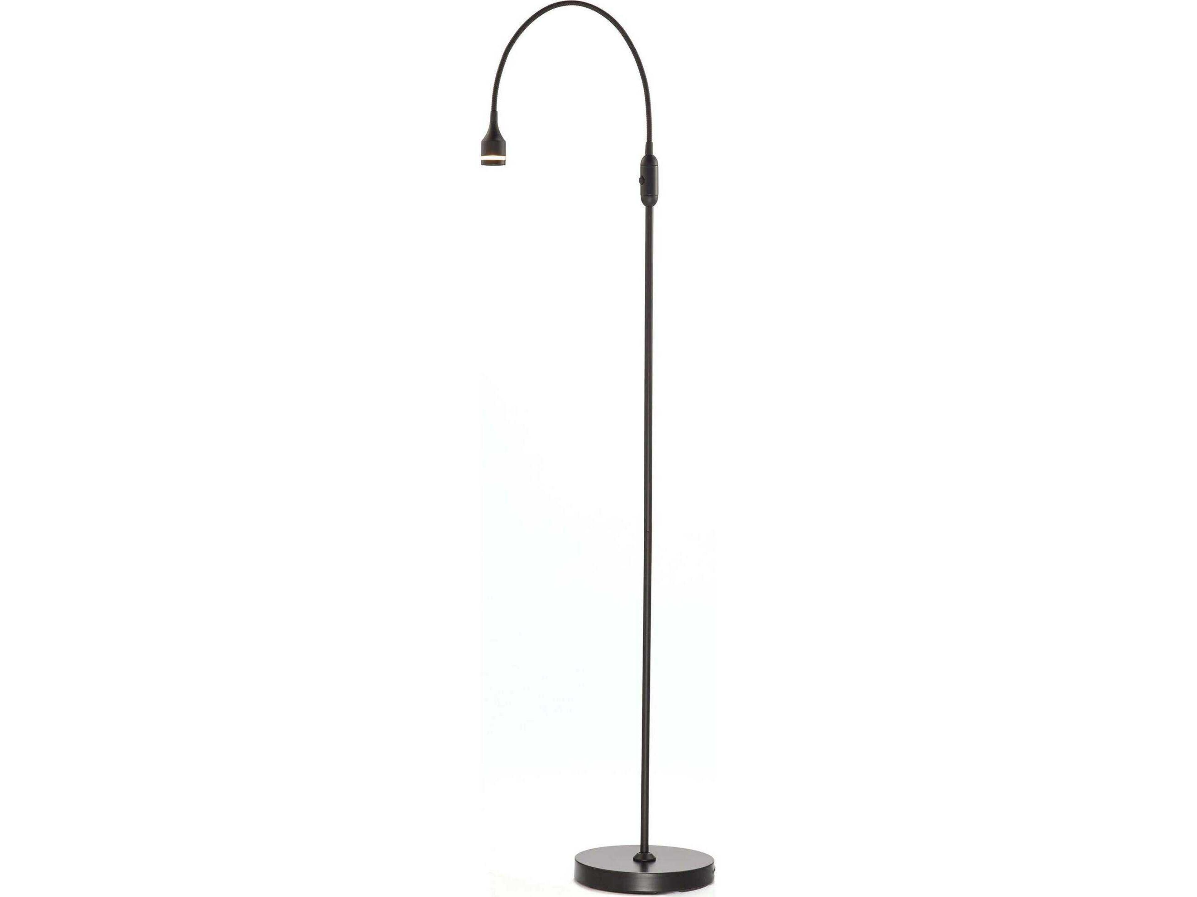 Adesso Prospect Matte Black Floor Lamp