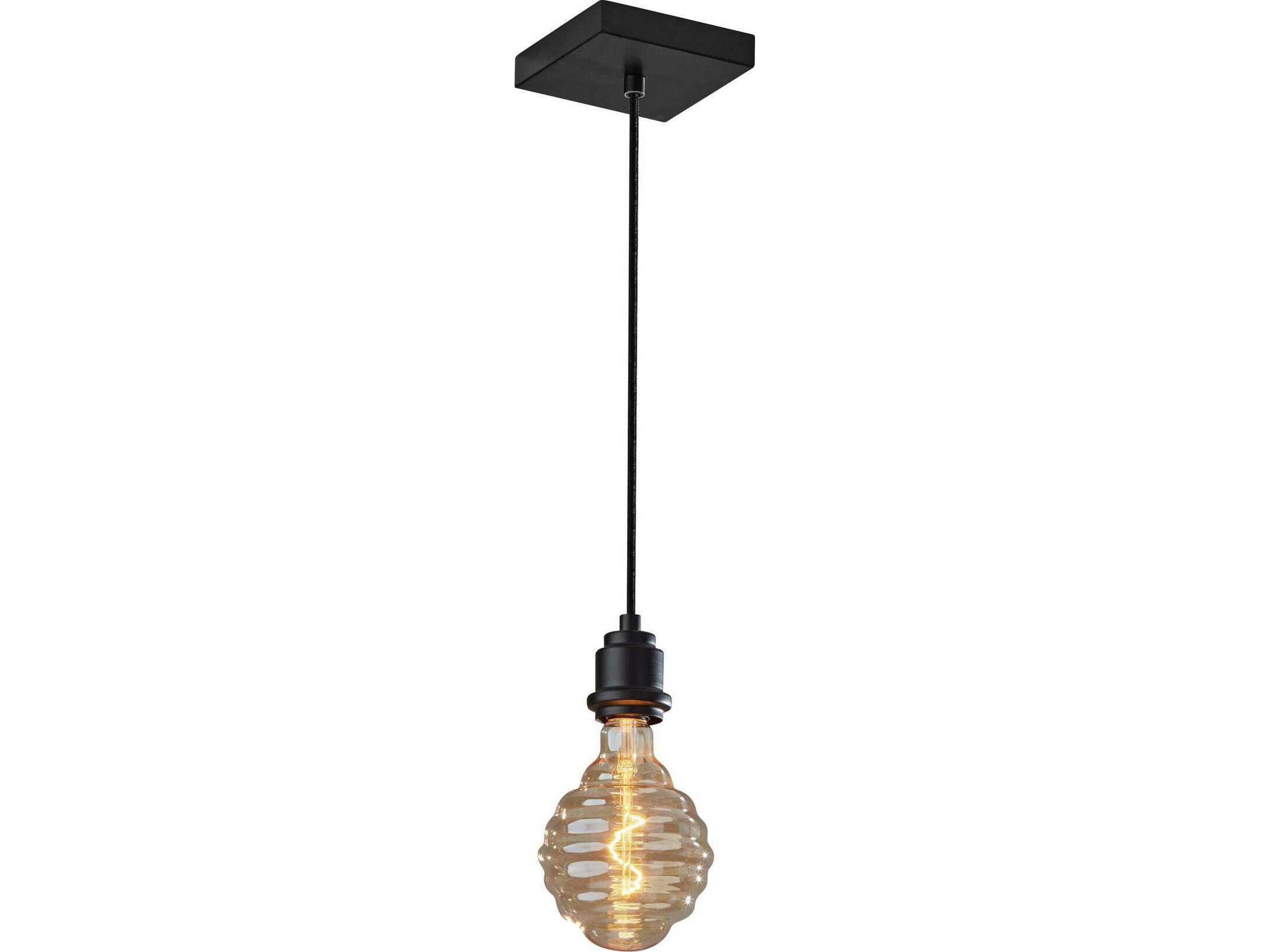 Adesso Wren Black Mini Pendant