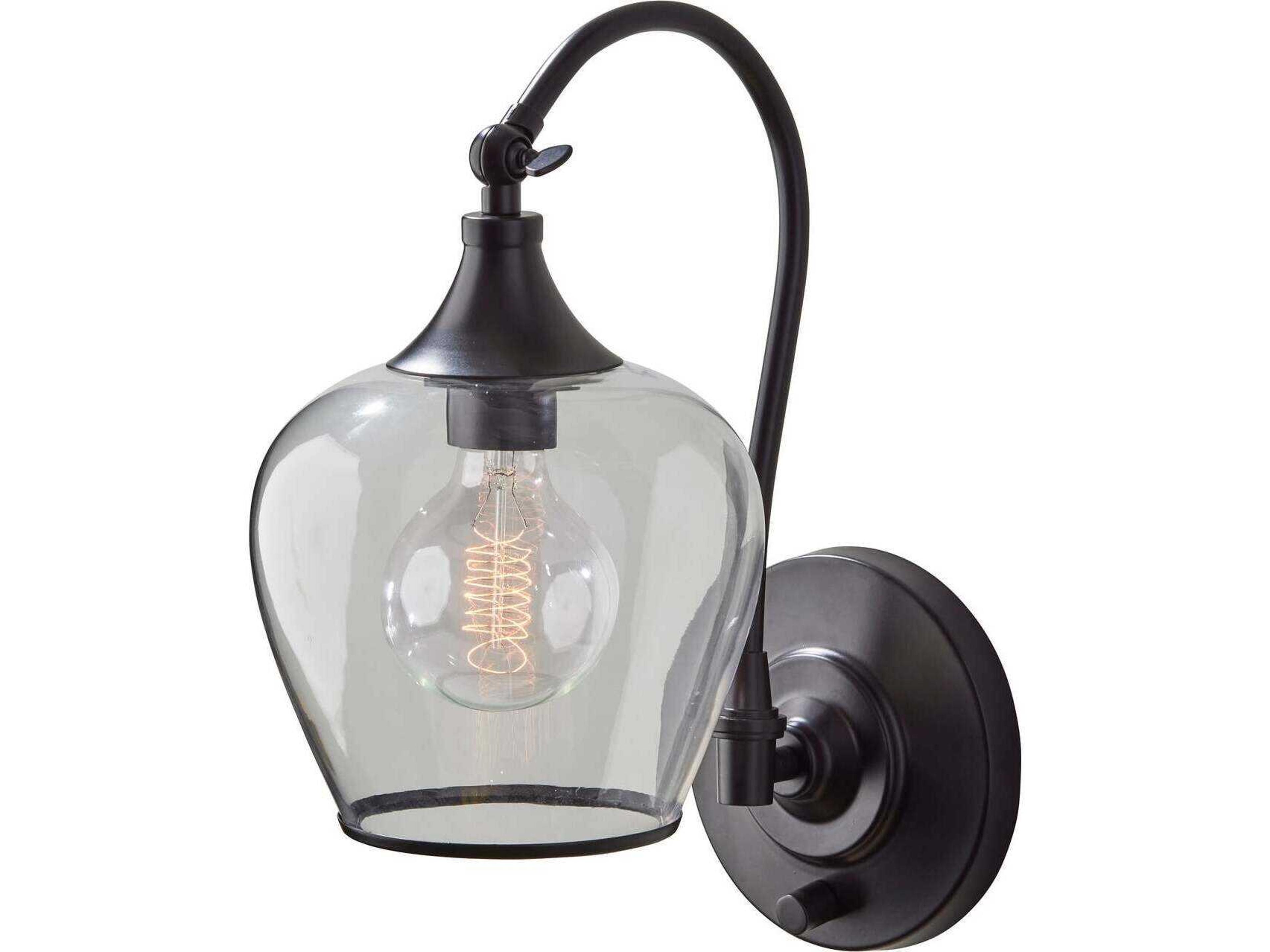 Adesso Bradford Dark Bronze Wall Sconce