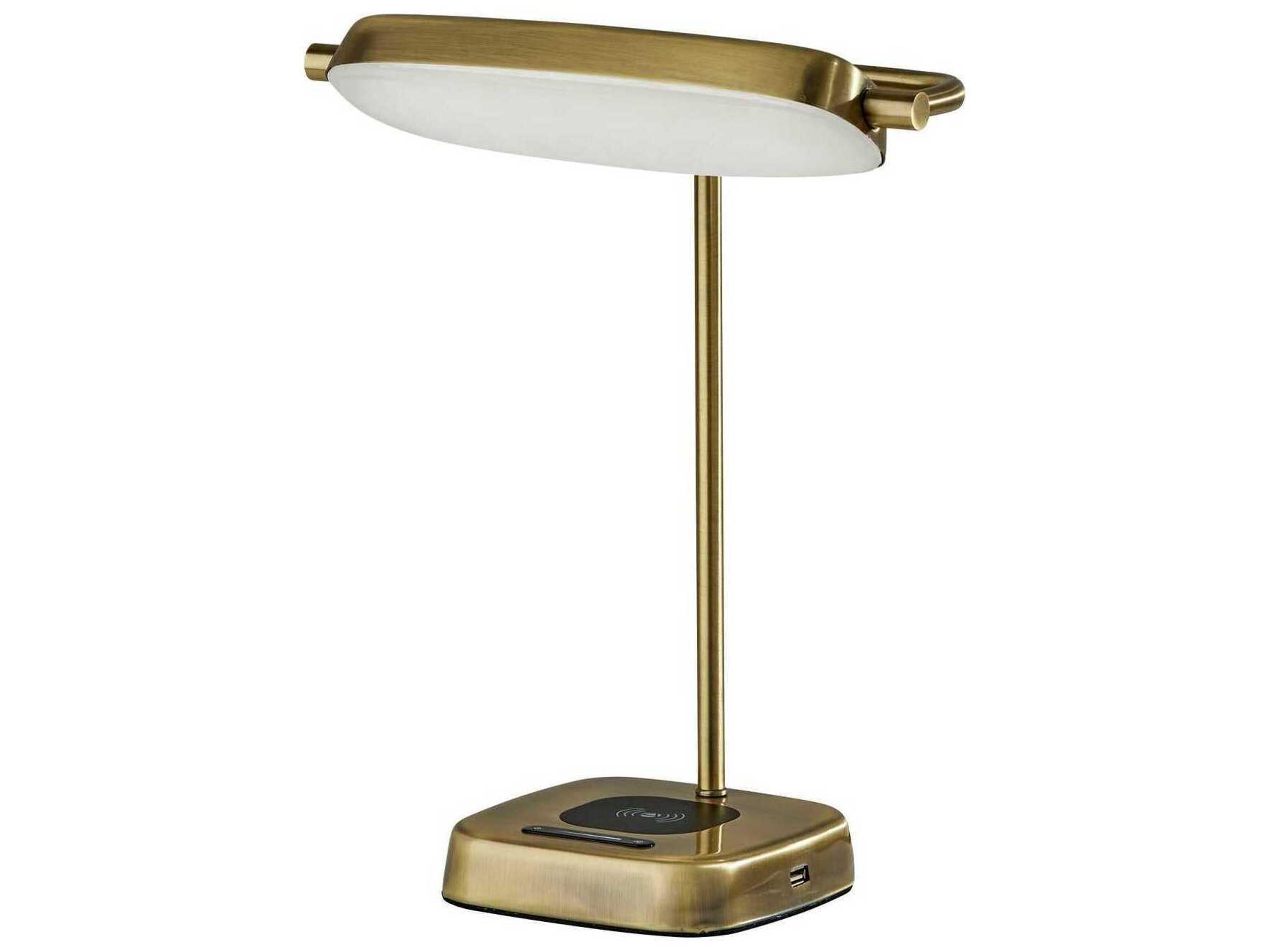 Adesso Radley Antique Brass Desk Lamp