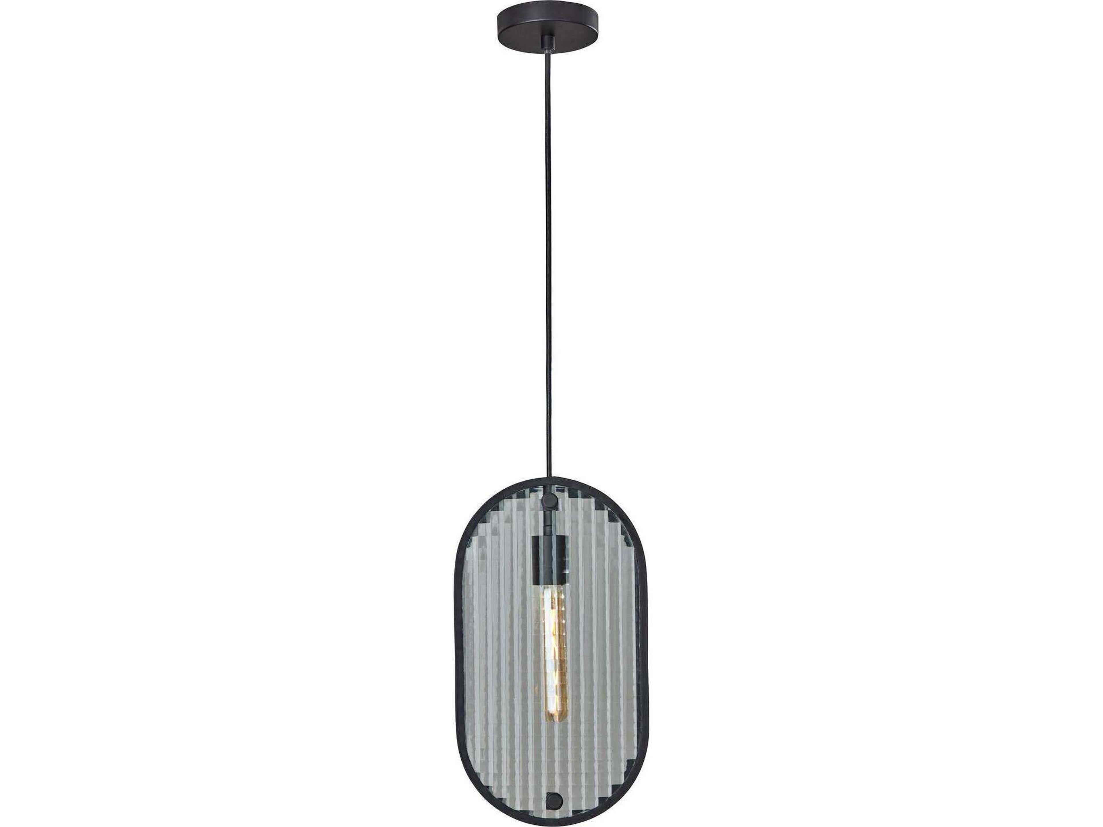 Adesso Landon Black Mini Pendant