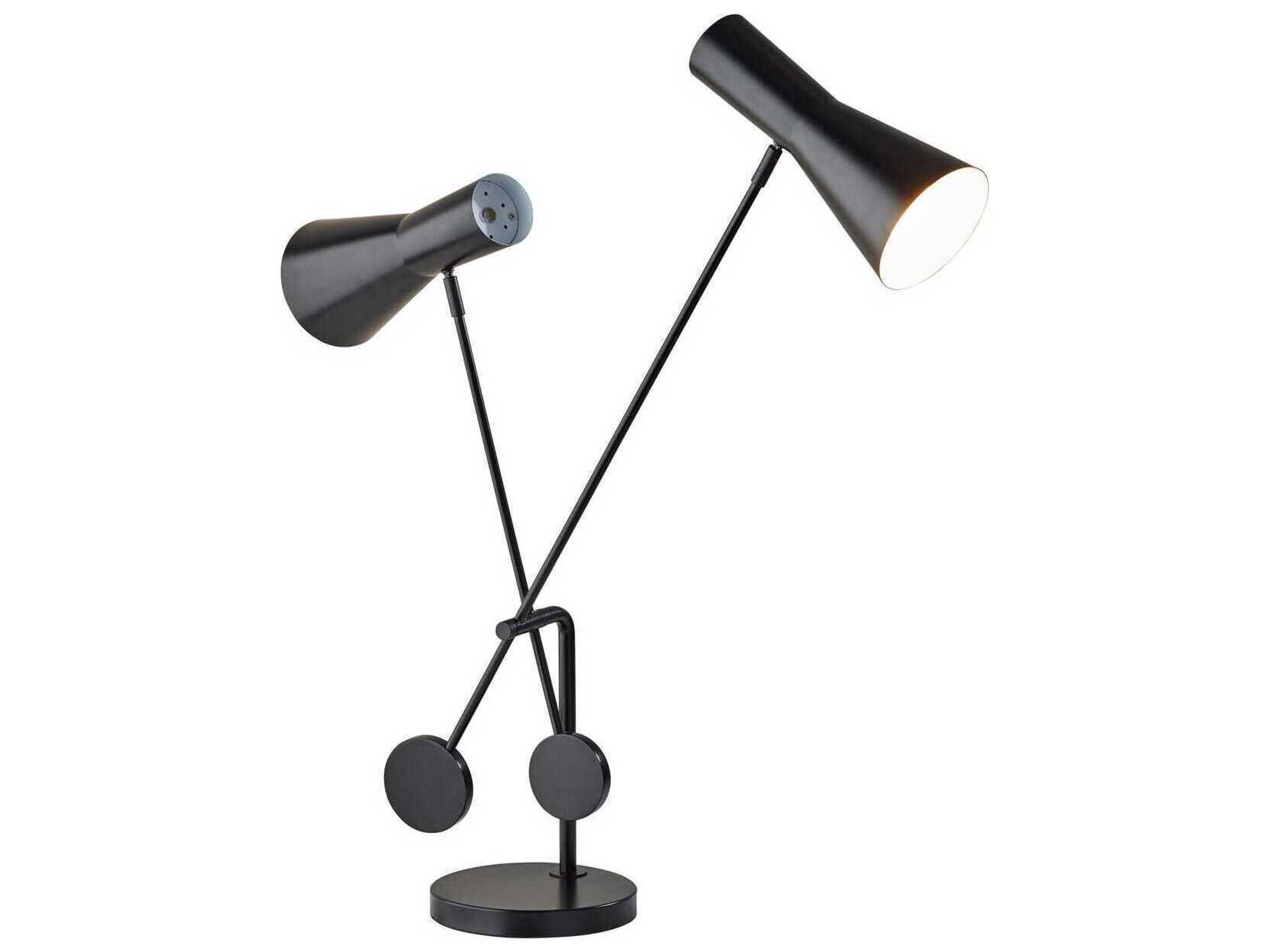 Adesso Bond Black Desk Lamp