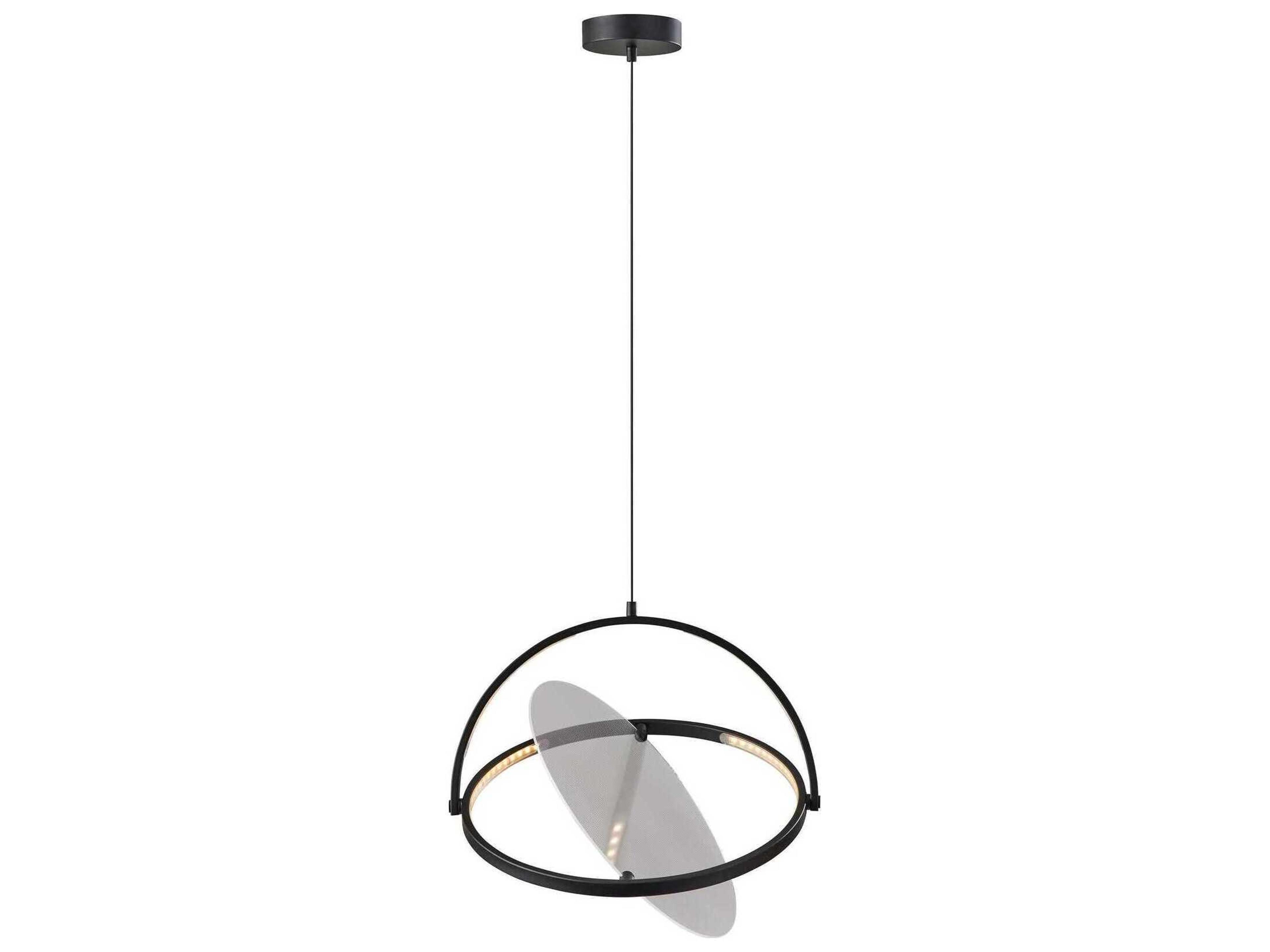 Adesso Orsa Black Geometric Pendant