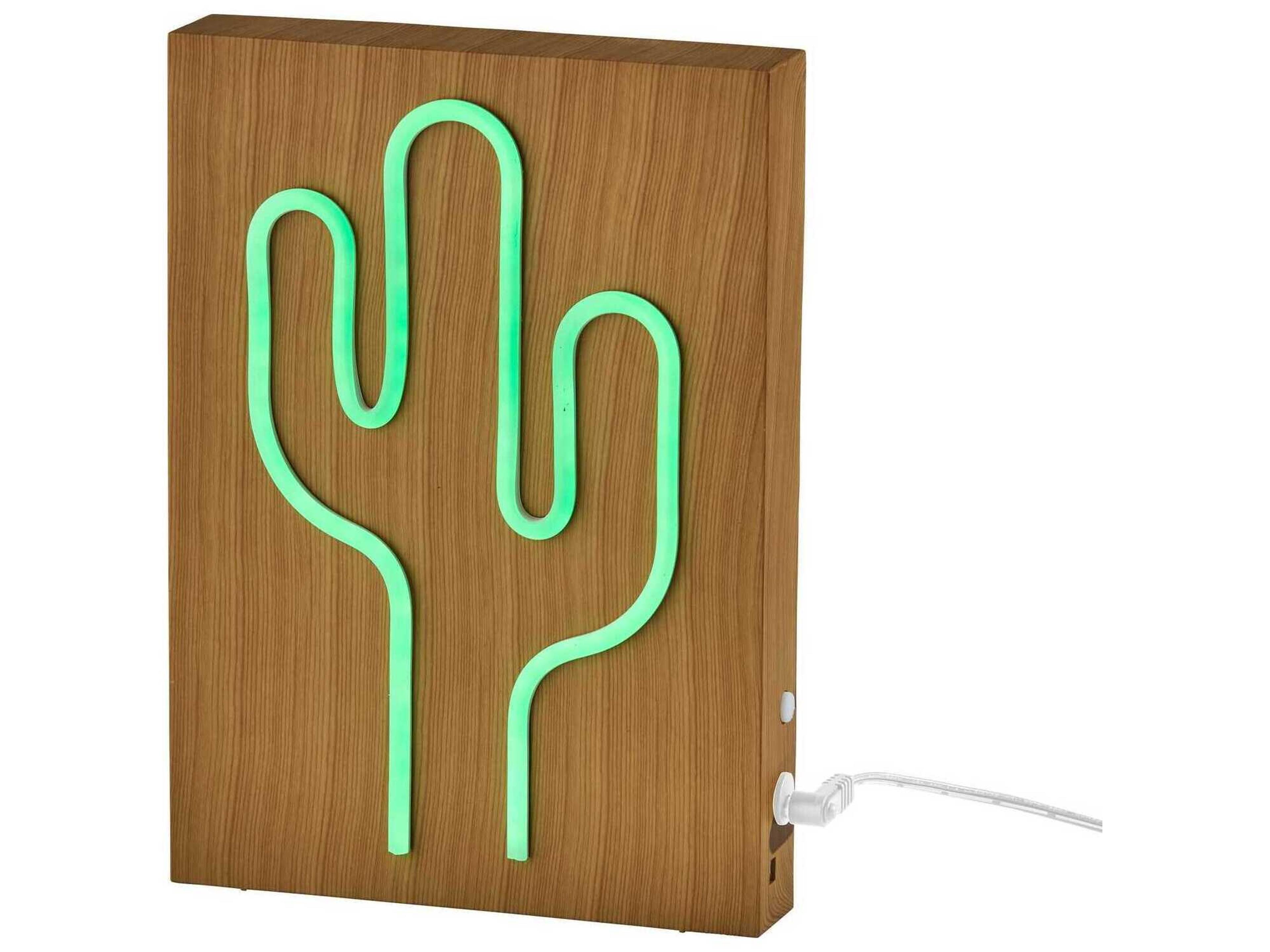 Adesso Neon Beige Brown Table Lamp