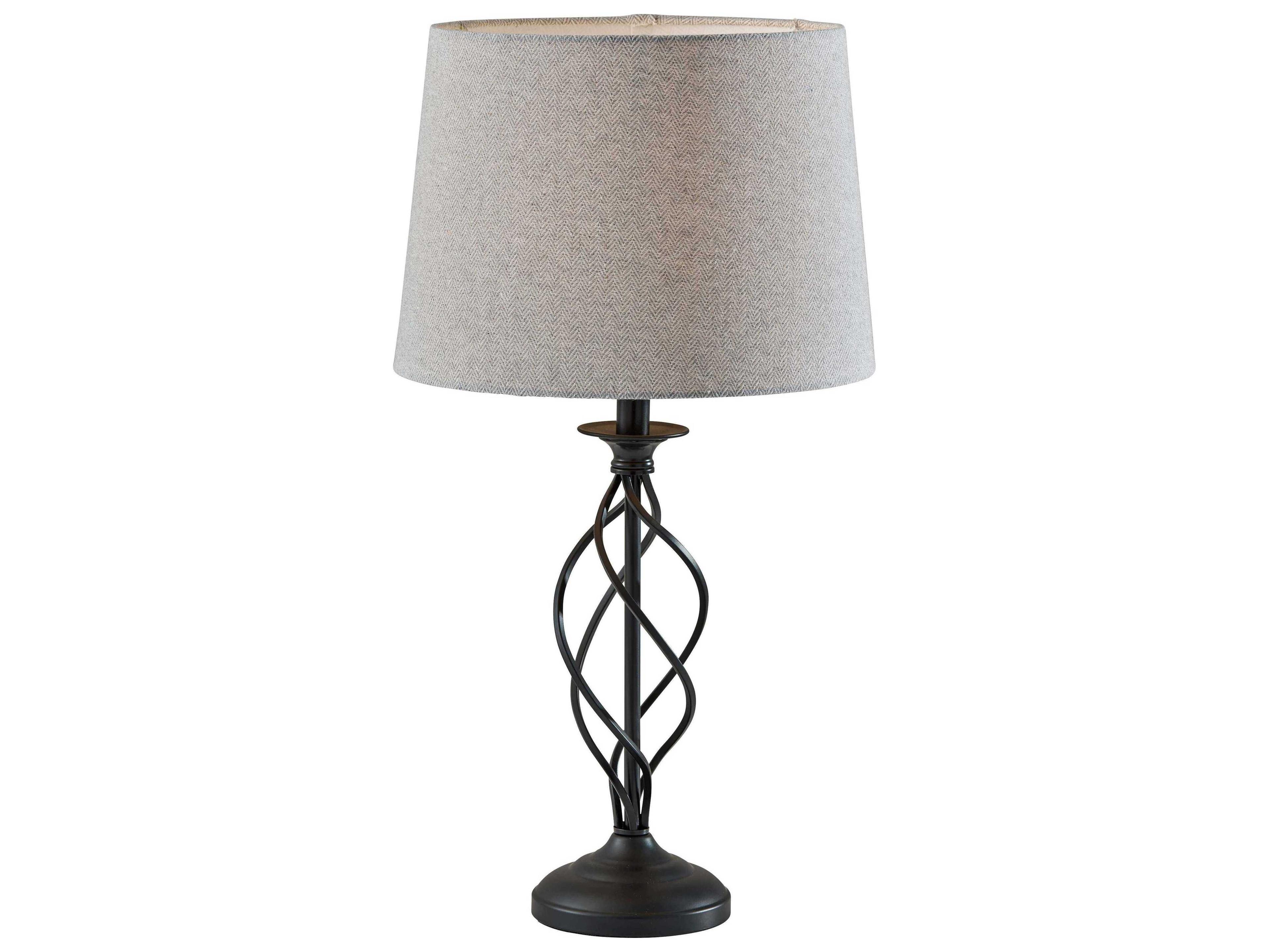 Adesso Darcy Black Buffet Lamp