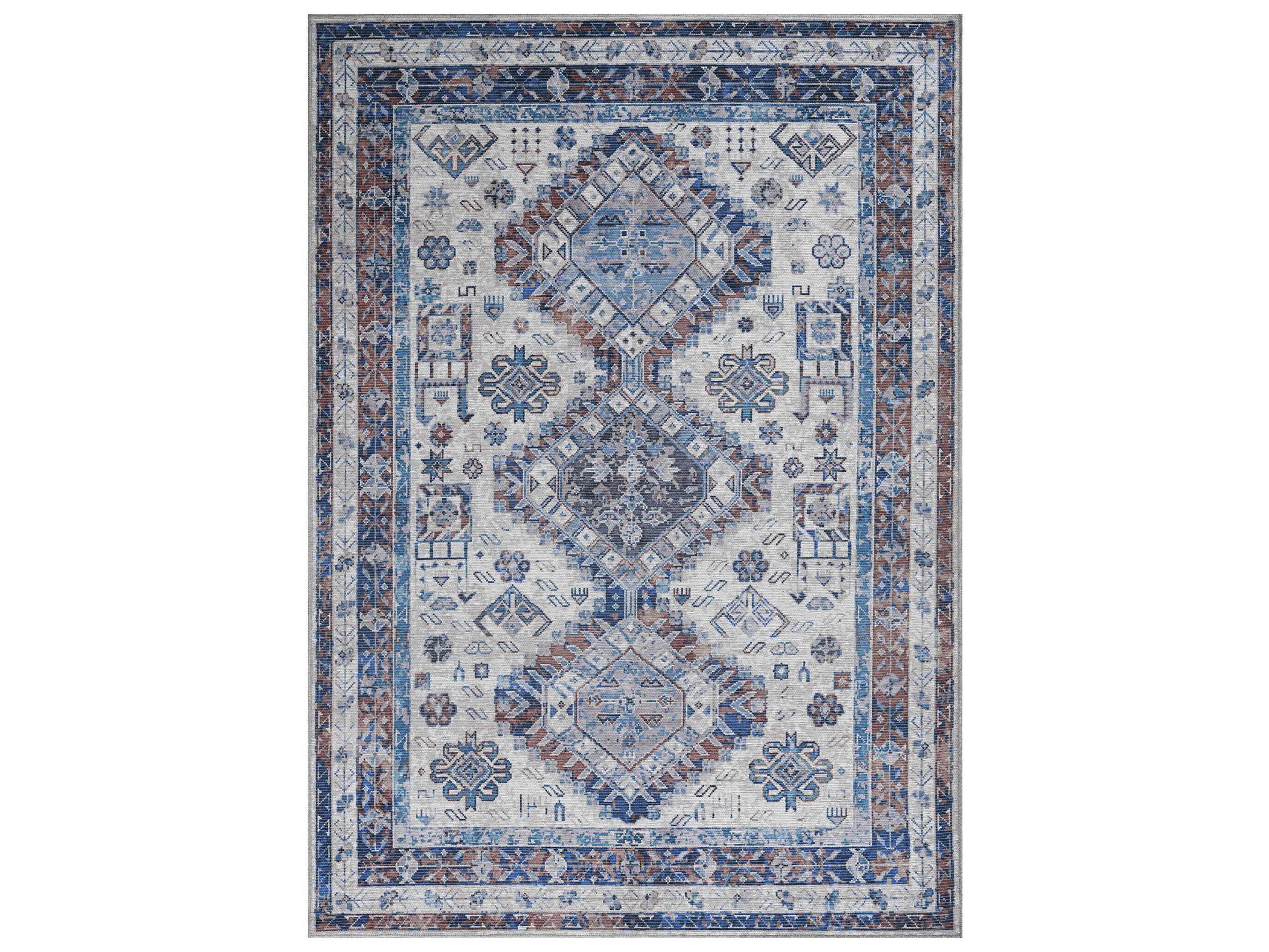 Amer Rugs Alaska Bordered Runner Area Rug