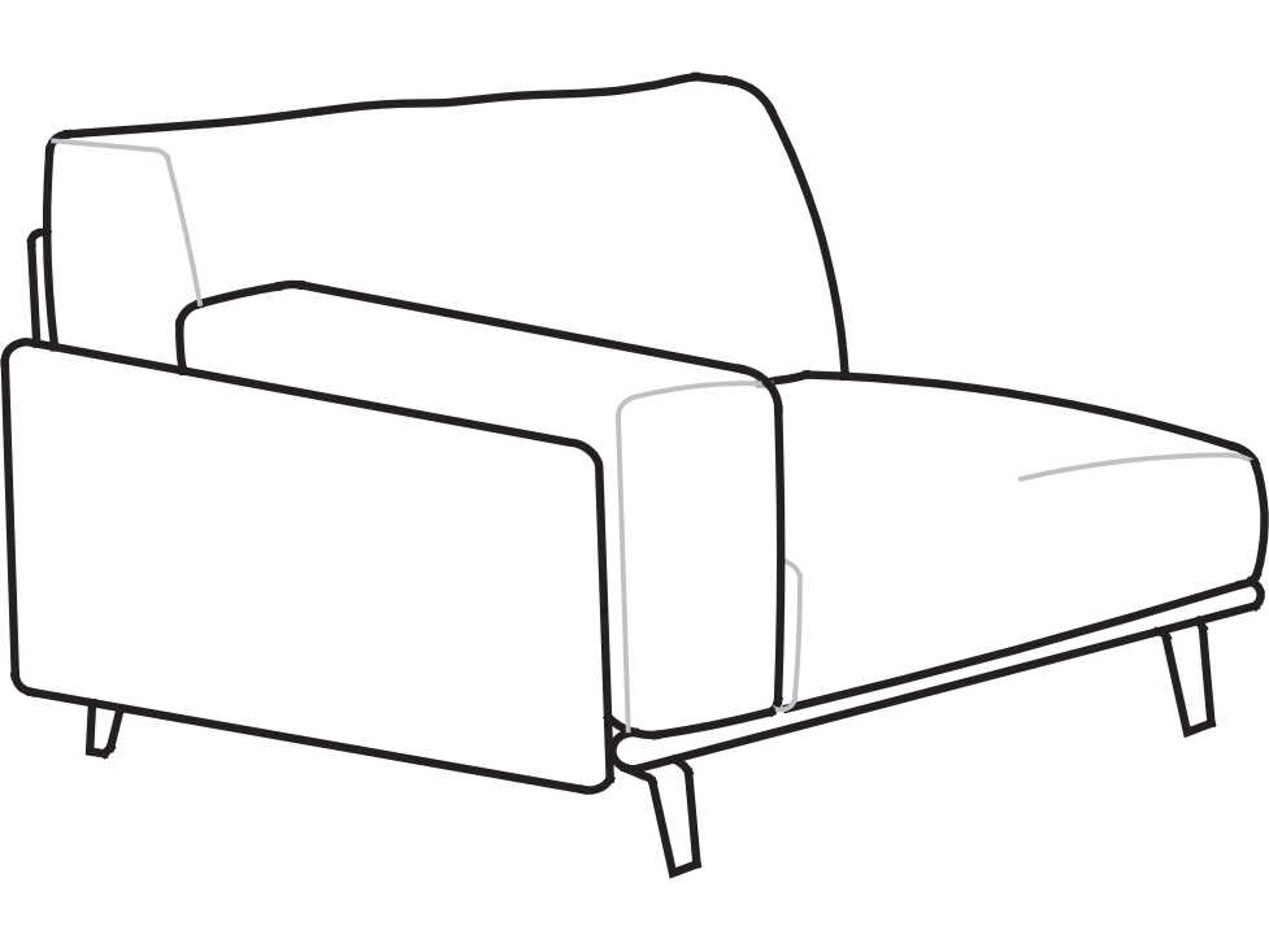 Arflex Frame Unit with 1 Armrest