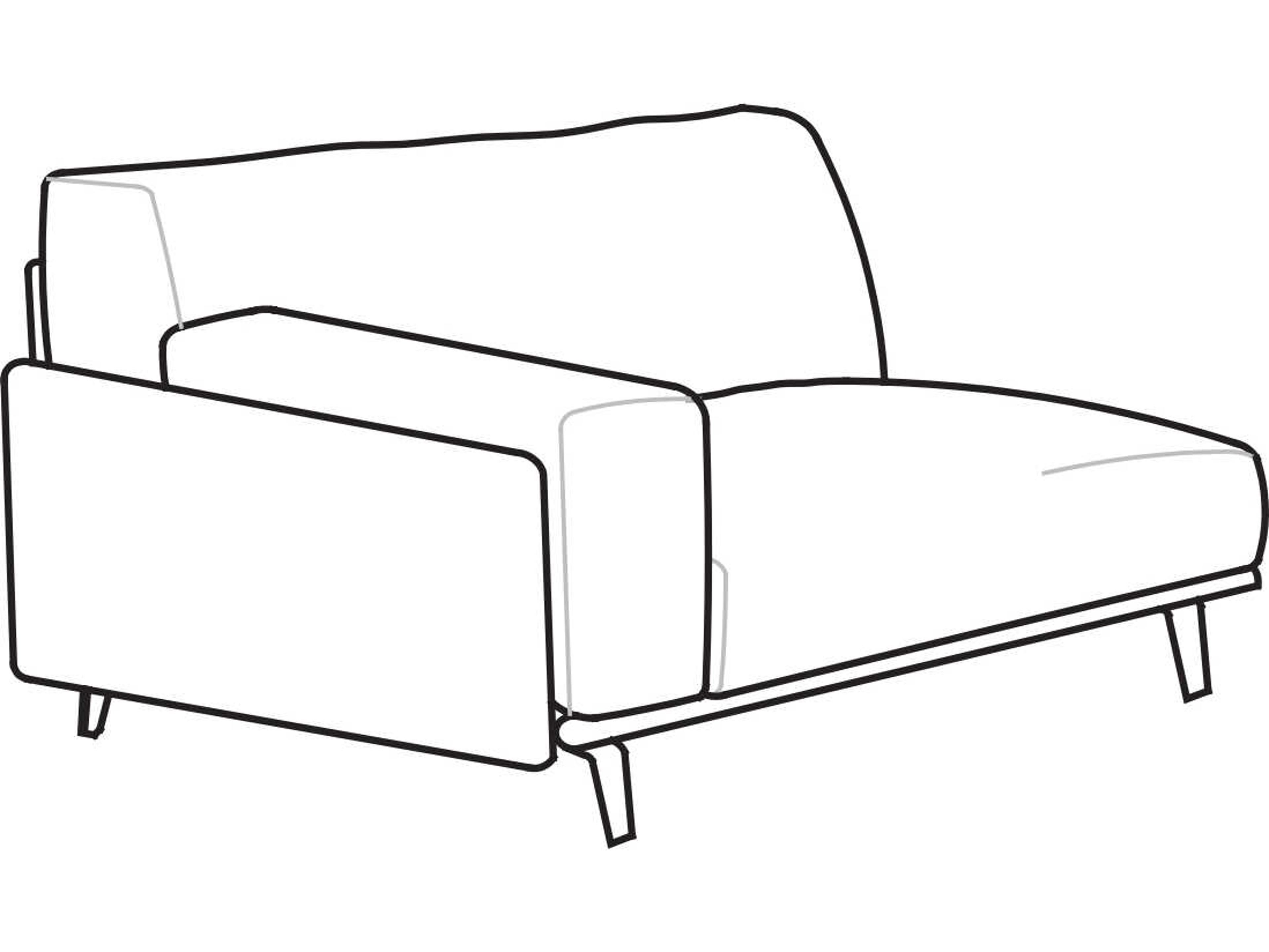 Arflex Frame Unit with 1 Armrest