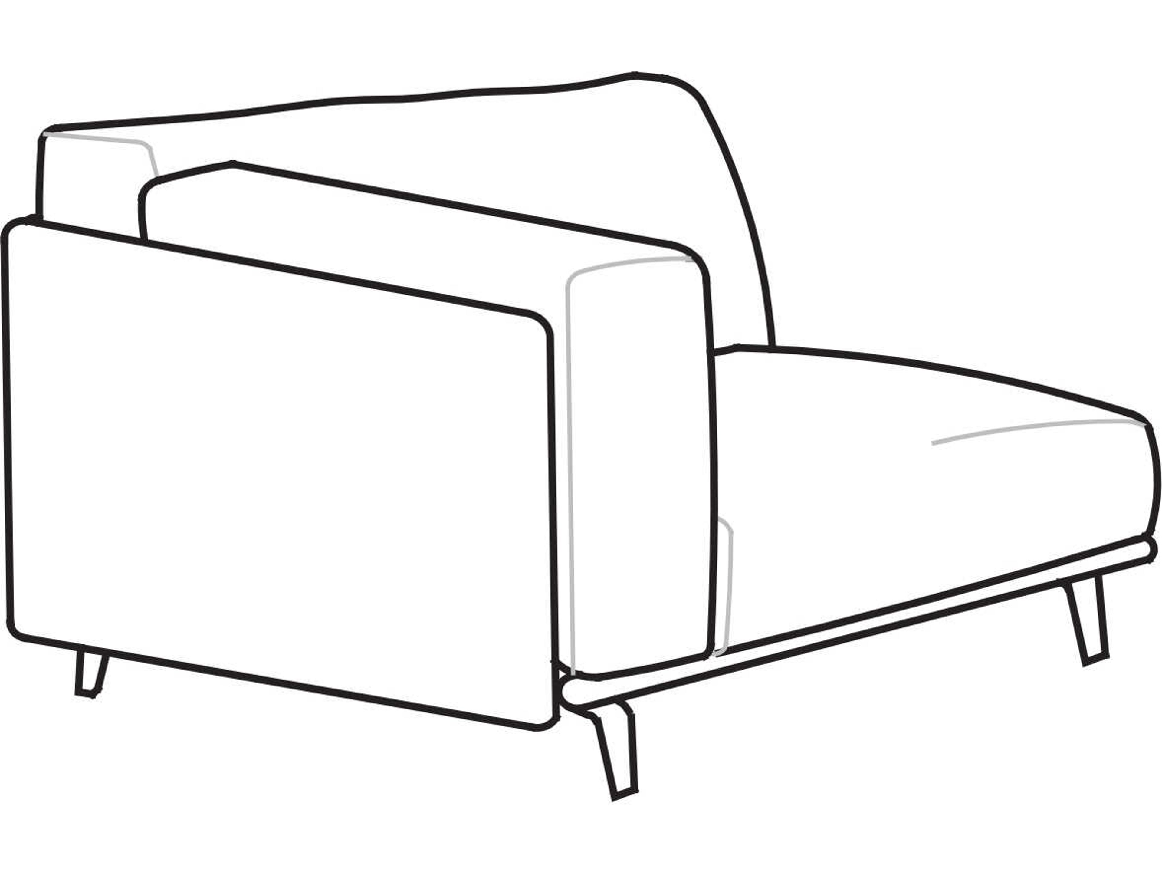 Arflex Frame Leather N Corner Unit