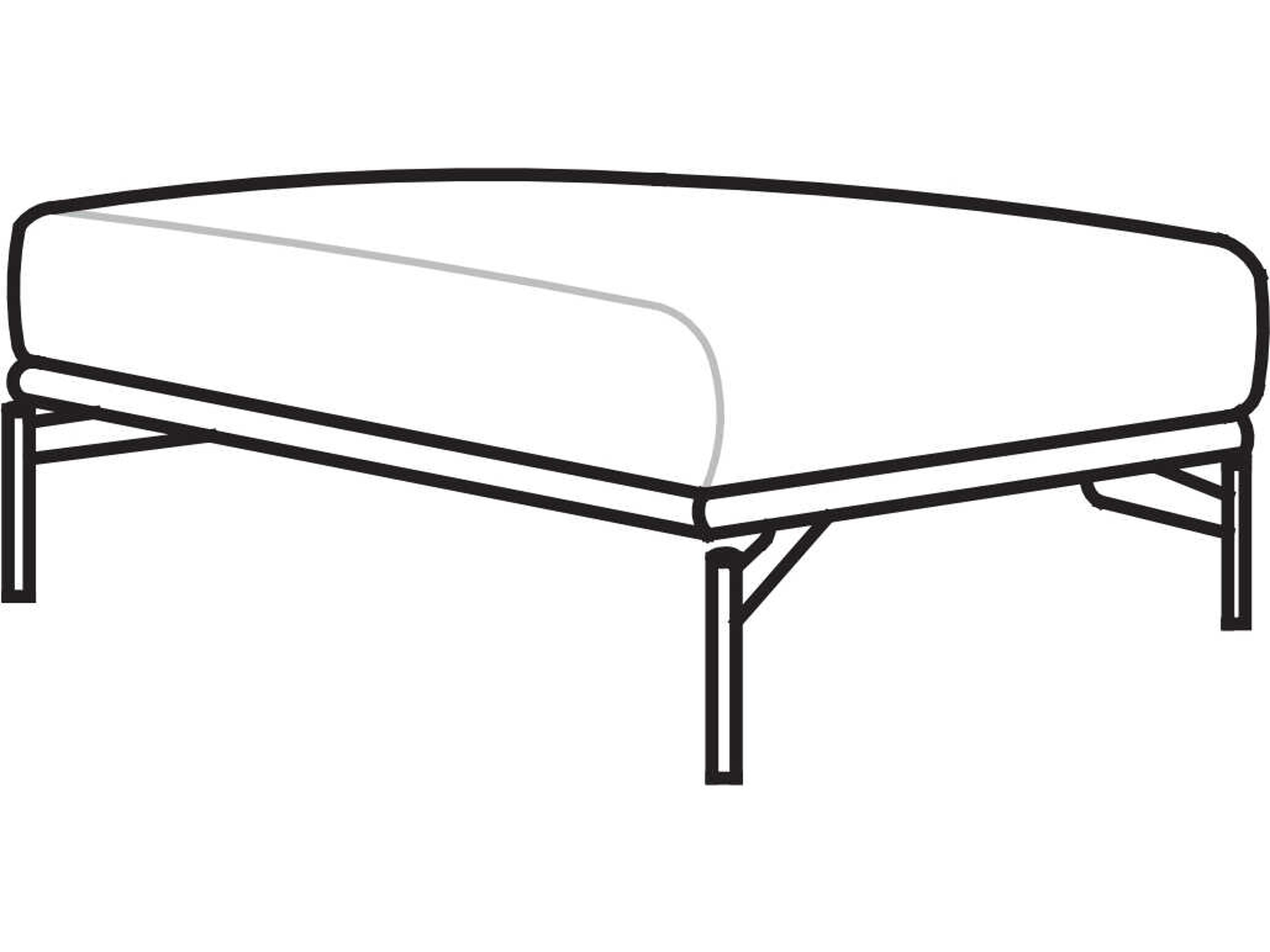 Arflex Hollywood Upholstered Ottoman