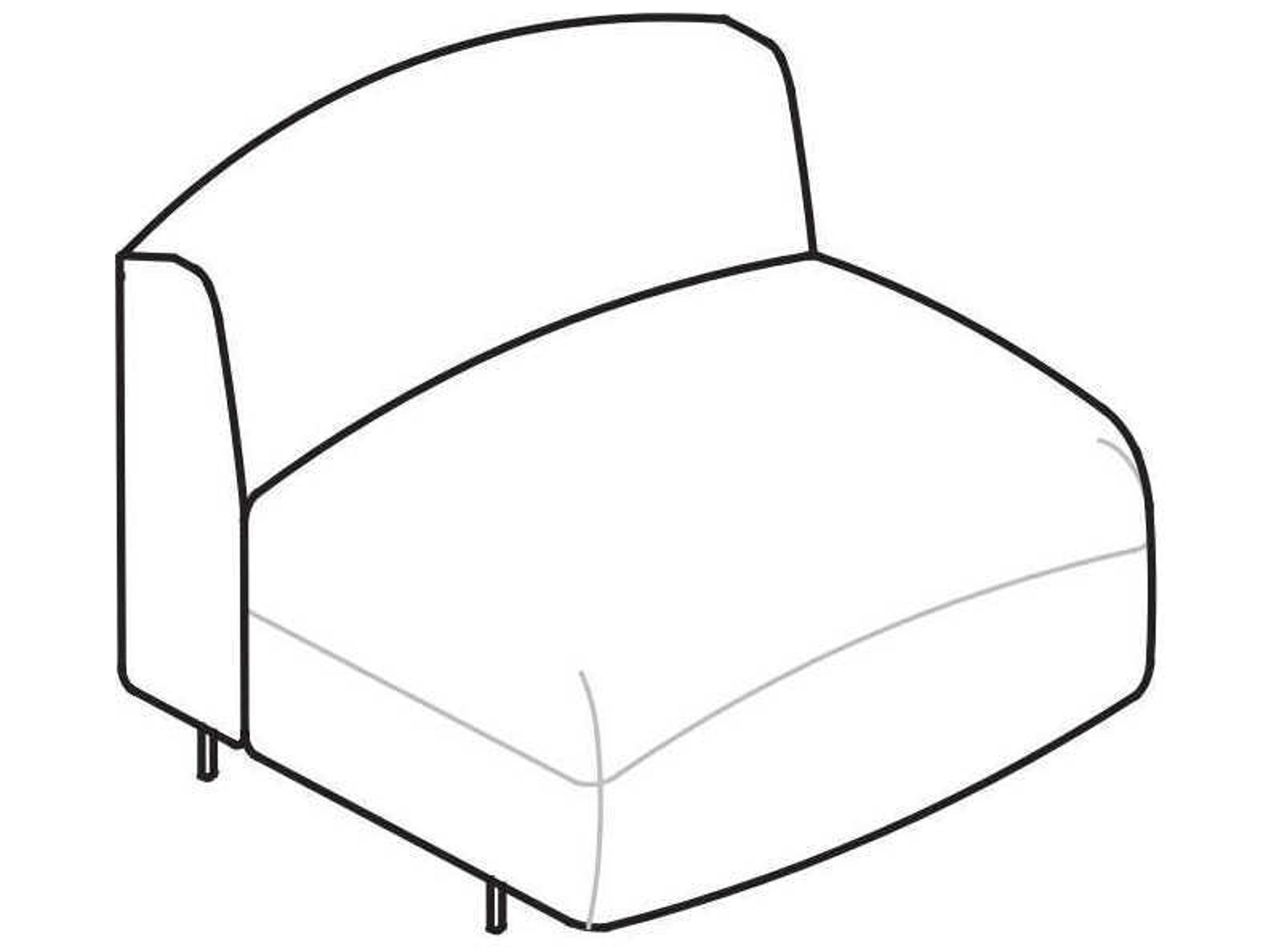 Arflex Soft Beat Unit without 1 Armrest