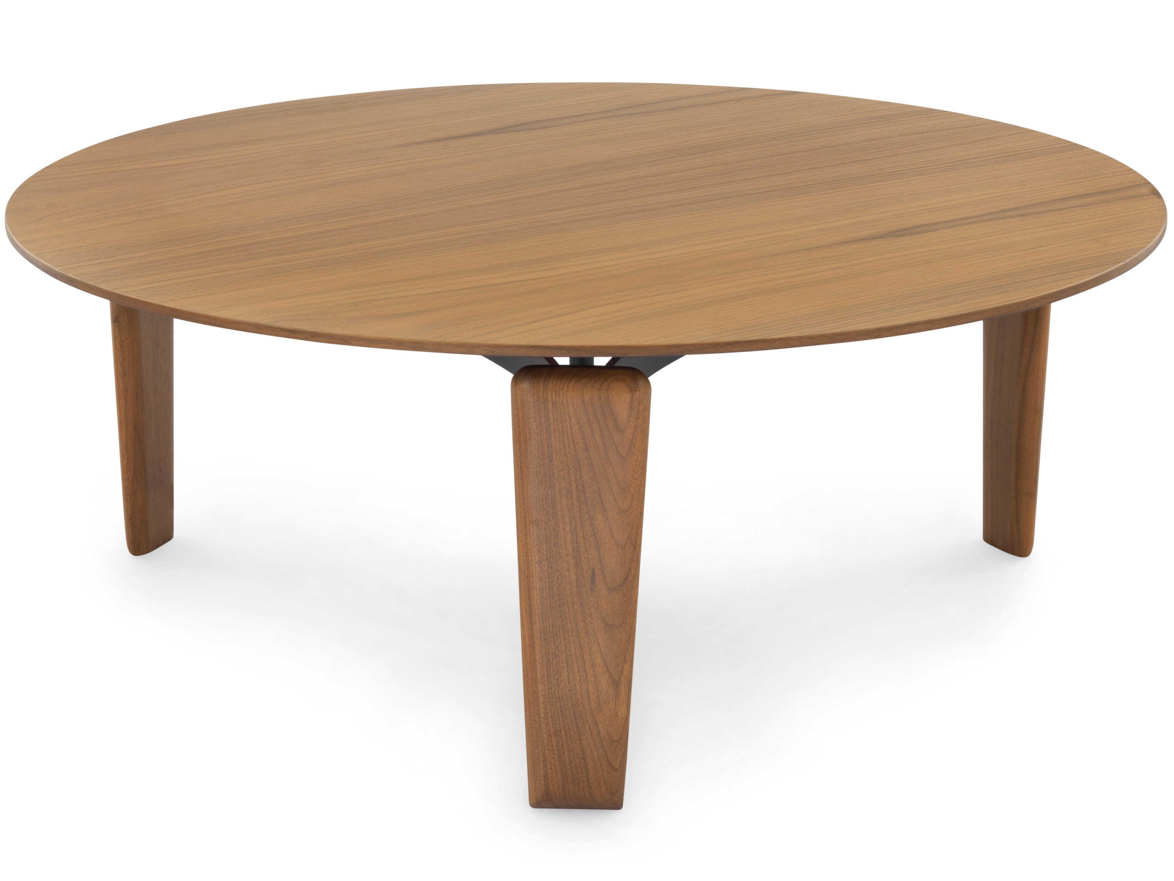 Arflex Tablet Round Wood Coffee Table