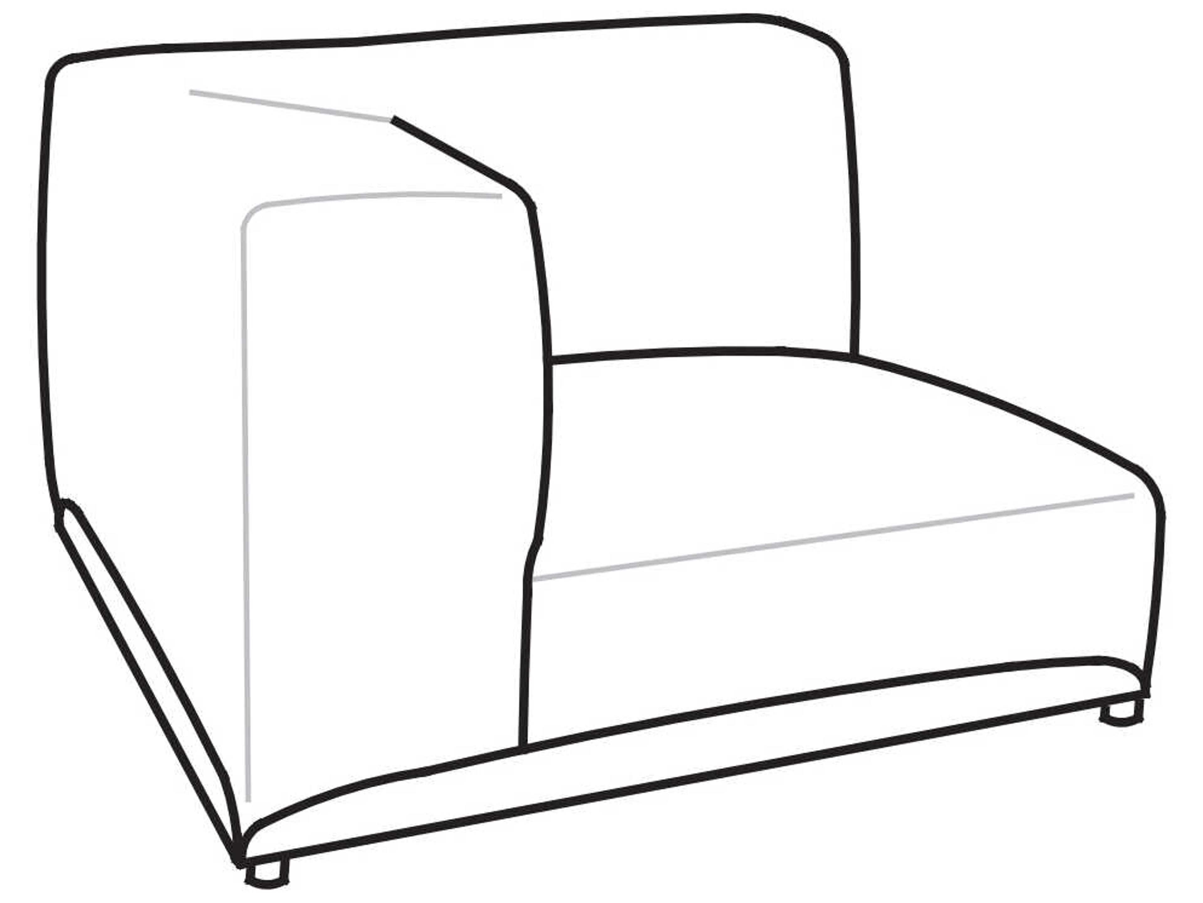 Arflex Claudine M Corner Unit without Details