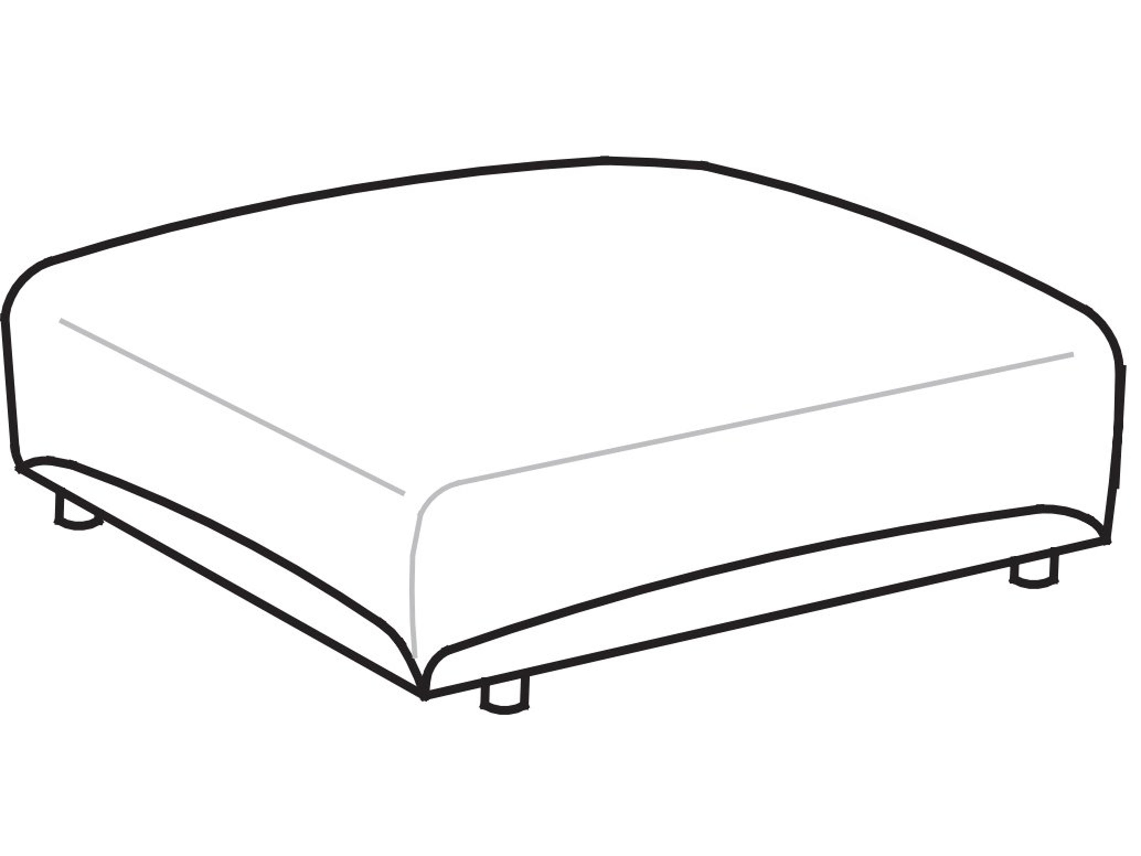 Arflex Claudine M Pouf without Details