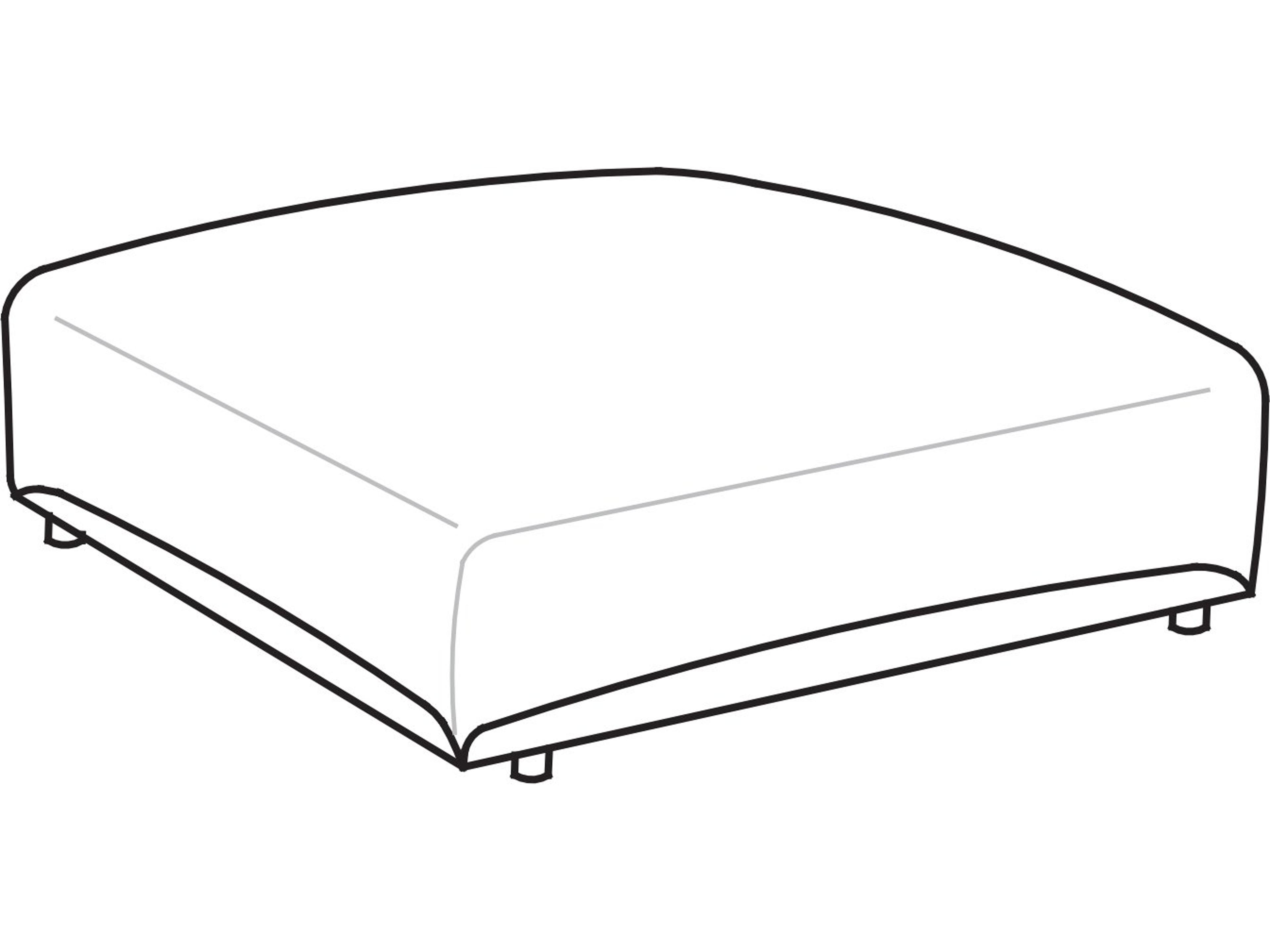 Arflex Claudine M Pouf without Details