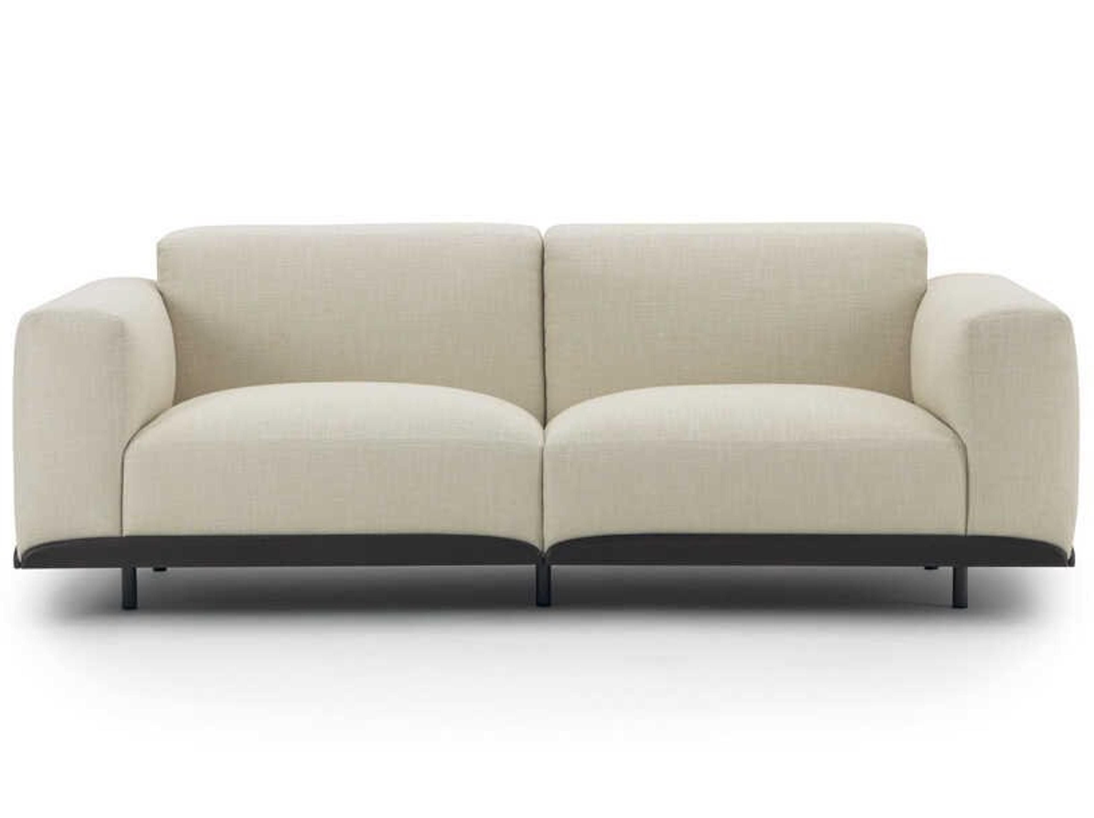 Arflex Claudine L Upholstered Sofa with Metal Details