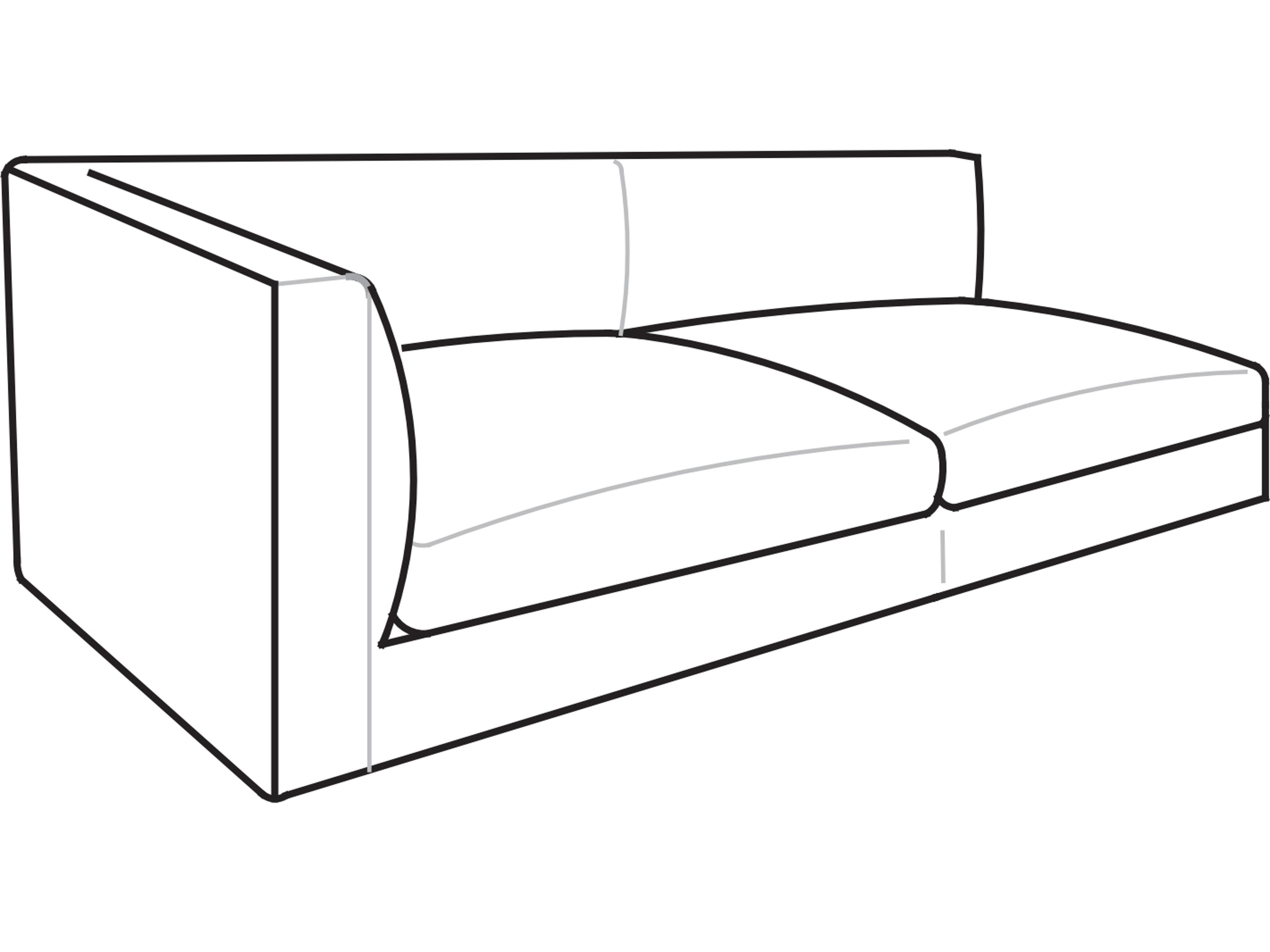 Arflex Rendez-Vous D.95 Corner Unit