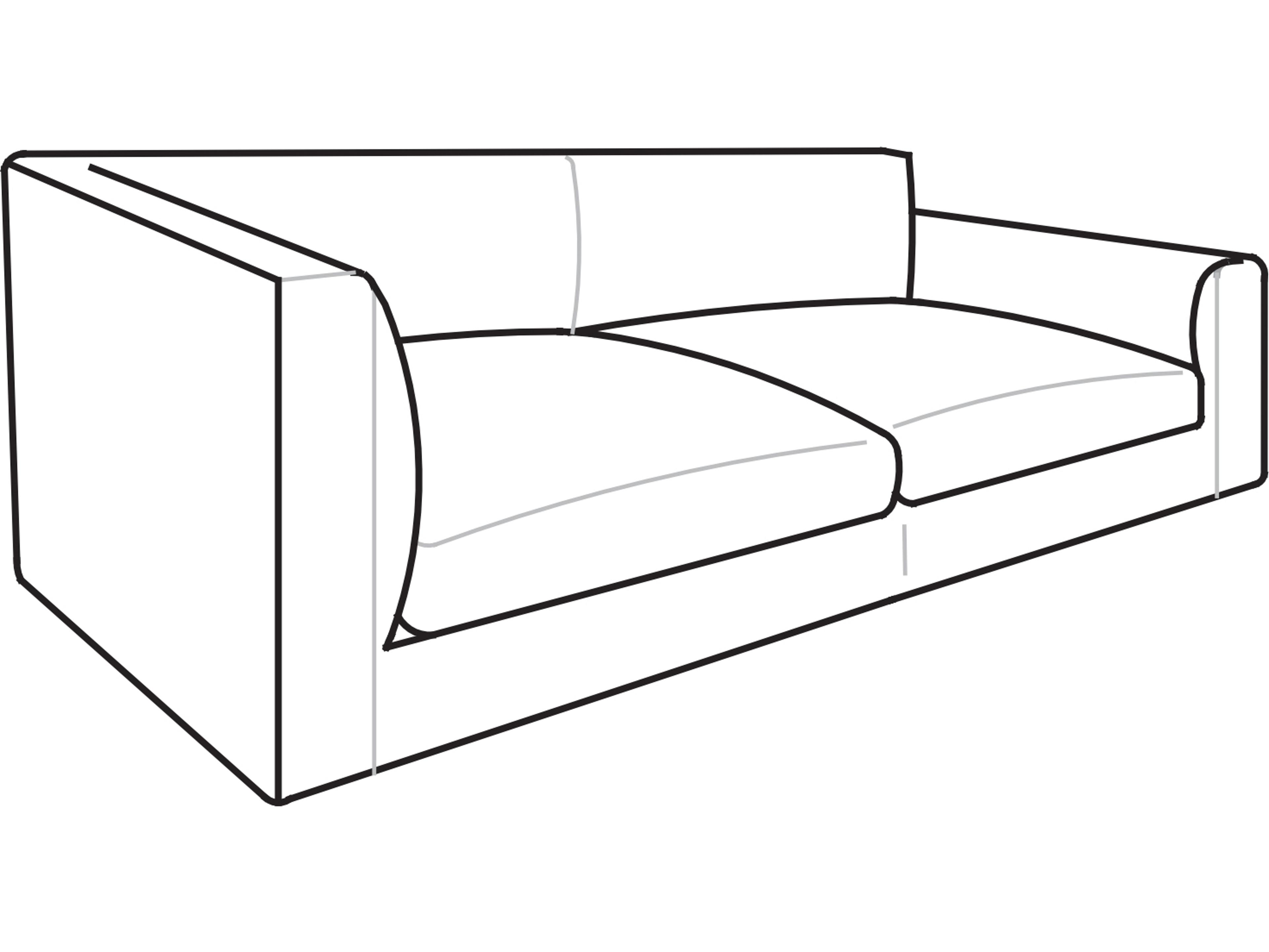 Arflex Rendez-Vous D.95 Corner Unit 1 Low Armrest