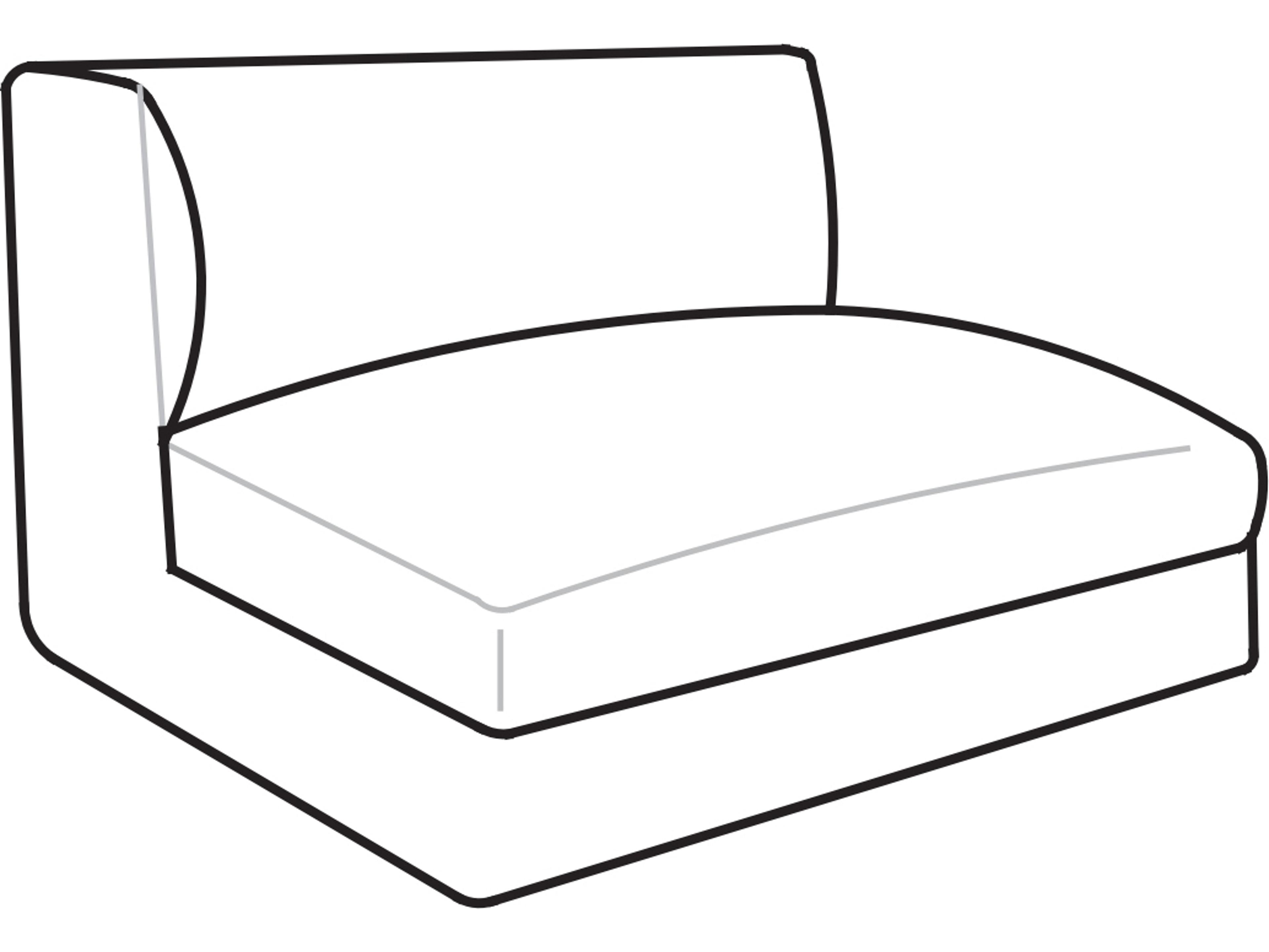 Arflex Rendez-Vous D.95 Unit without Armrests