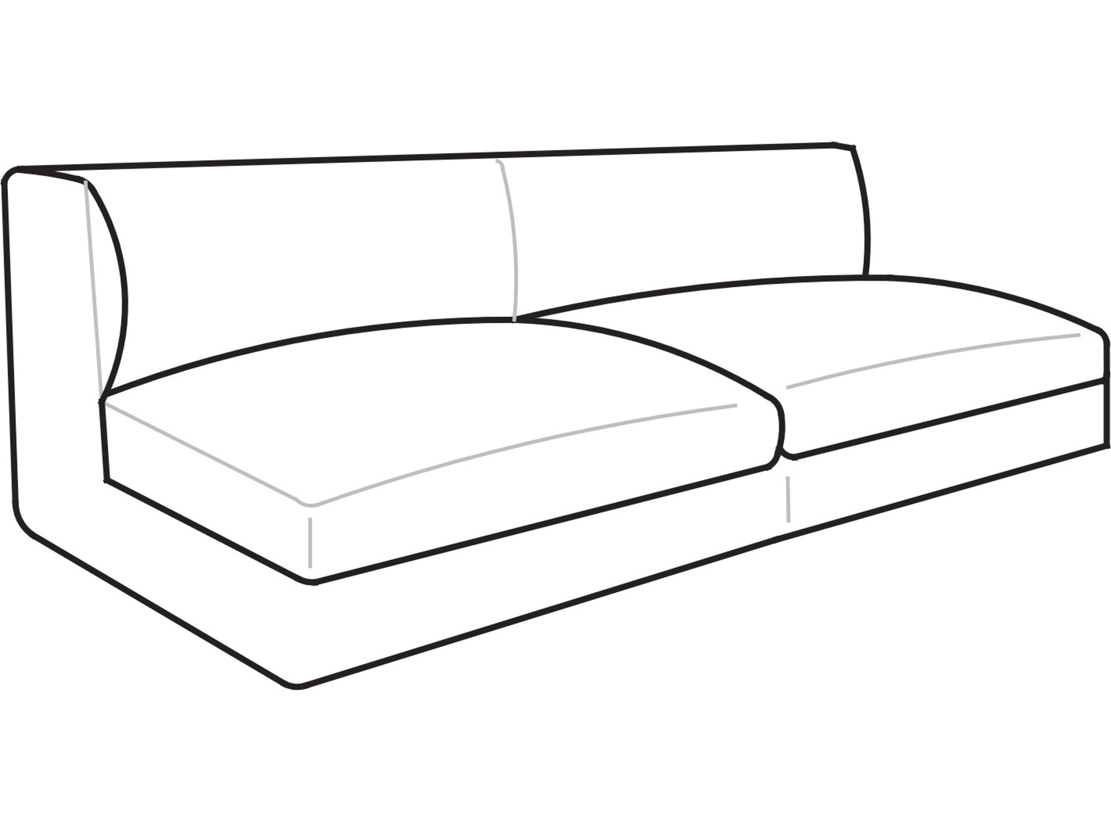 Arflex Rendez-Vous D.95 Unit without Armrests