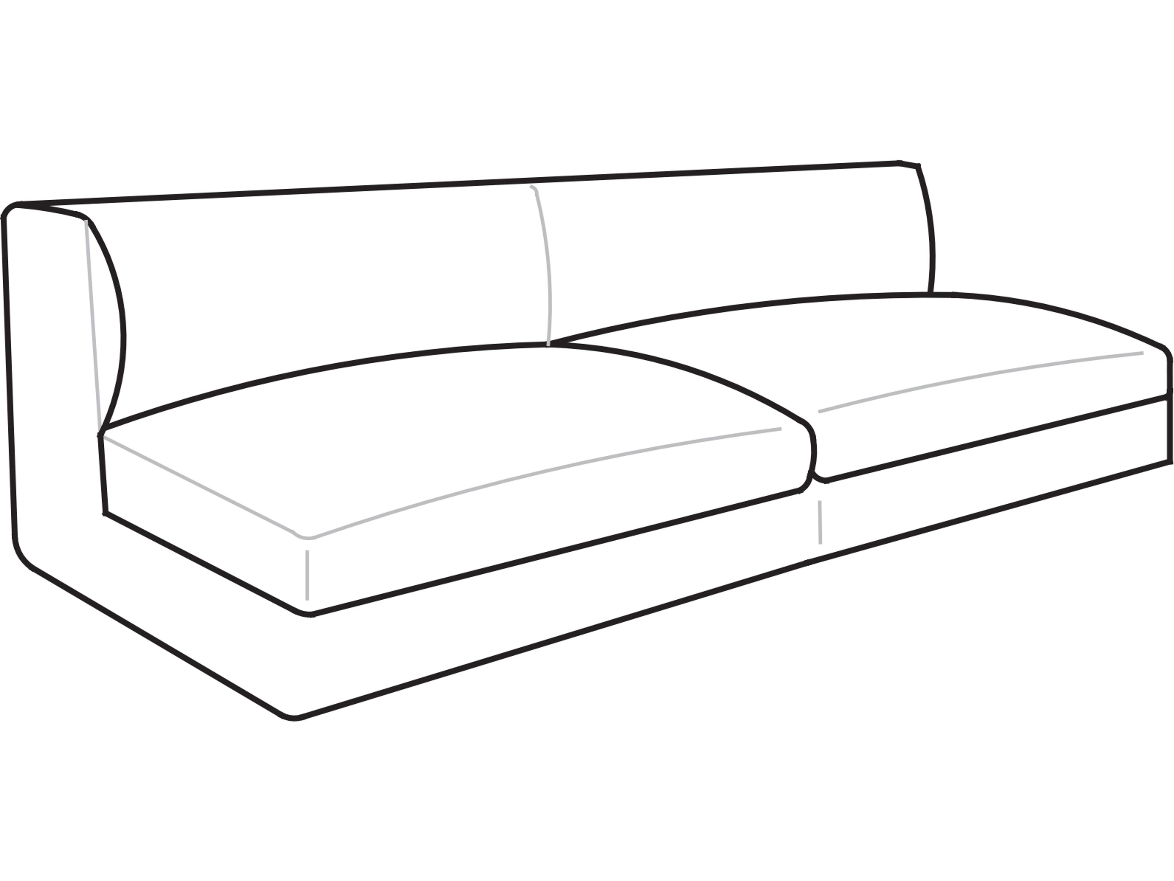 Arflex Rendez-Vous D.95 Unit without Armrests