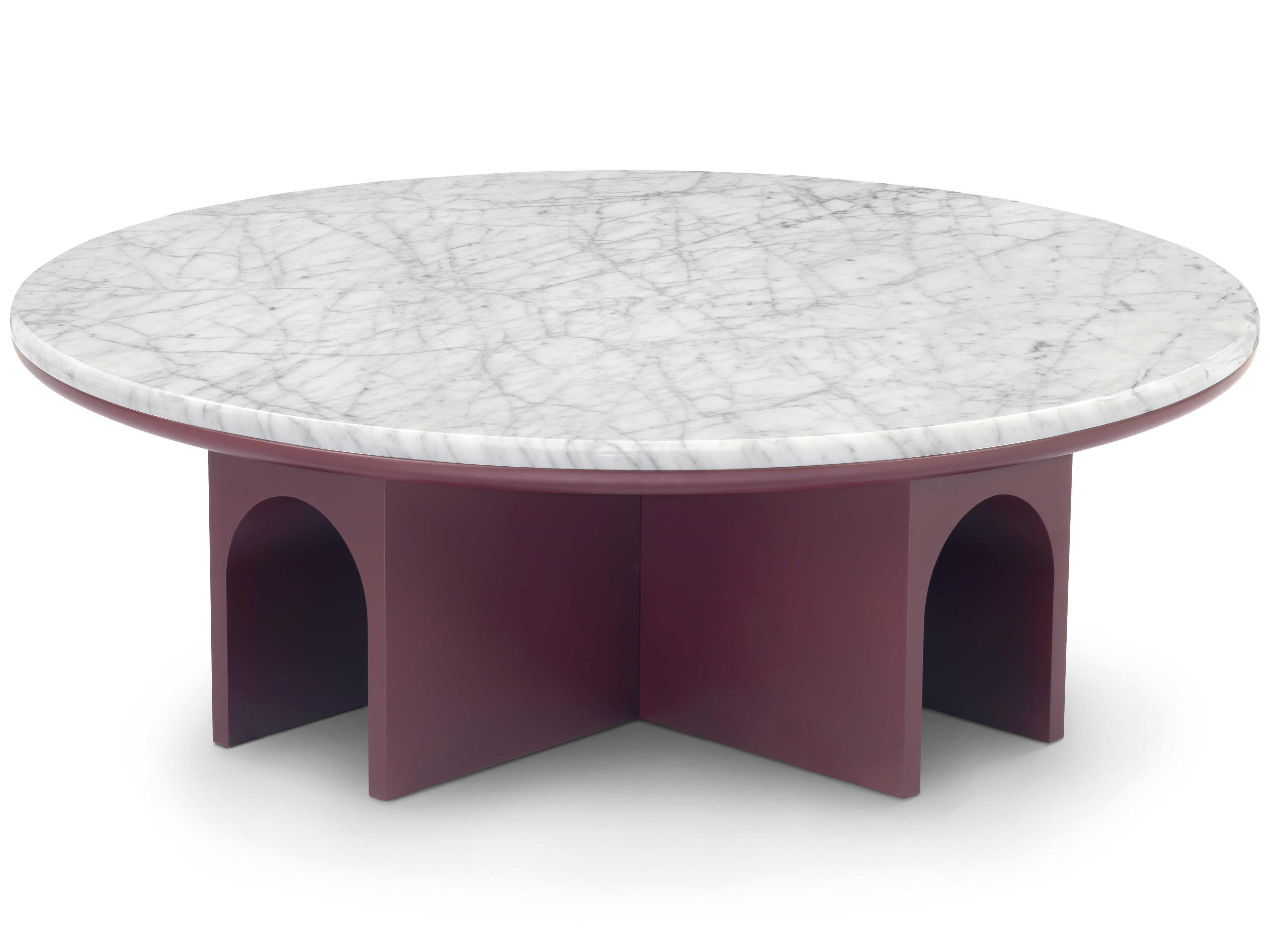 Arflex Arcolor Round Marble Coffee Table