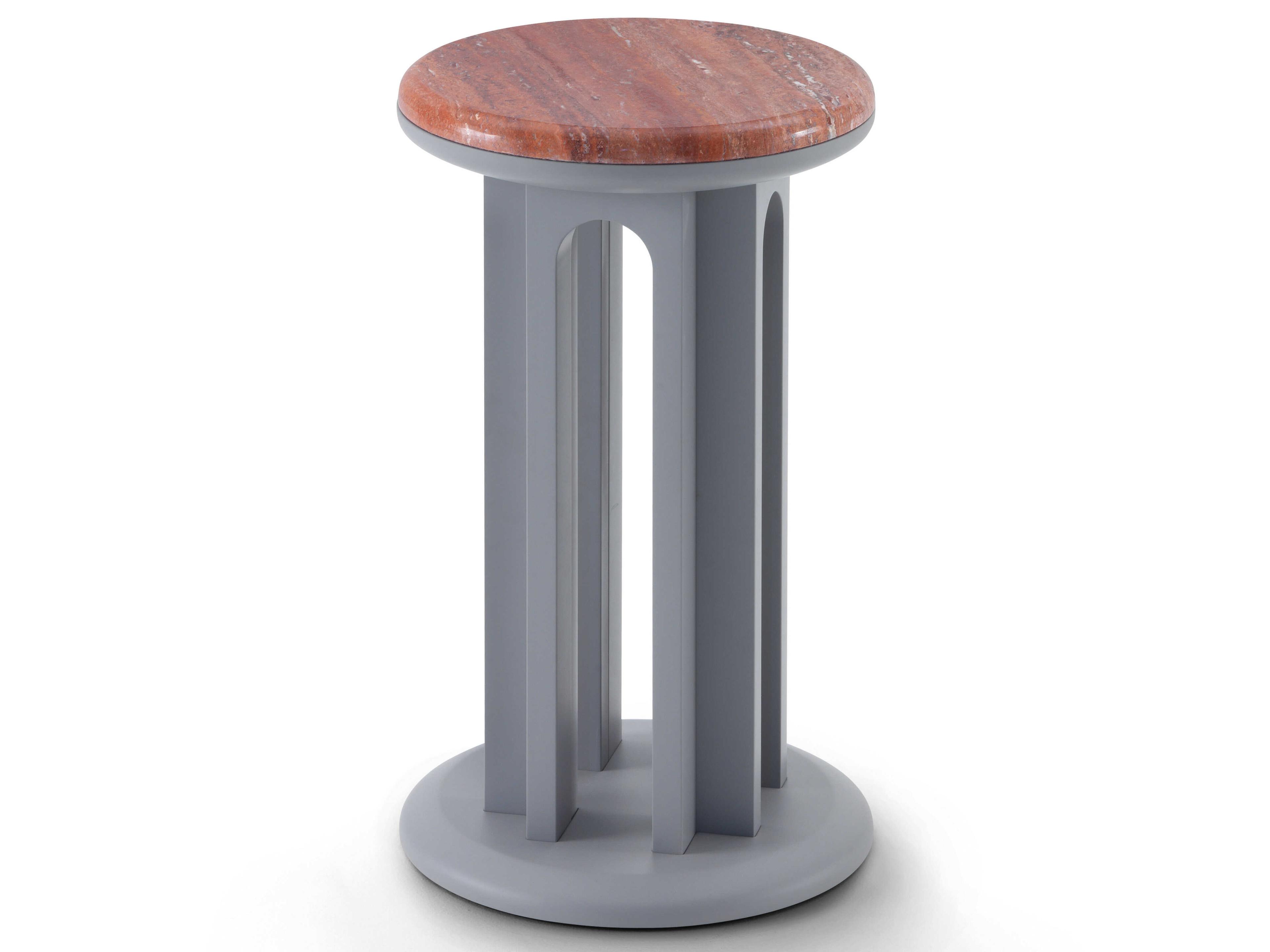 Arflex Arcolor Round Marble End Table