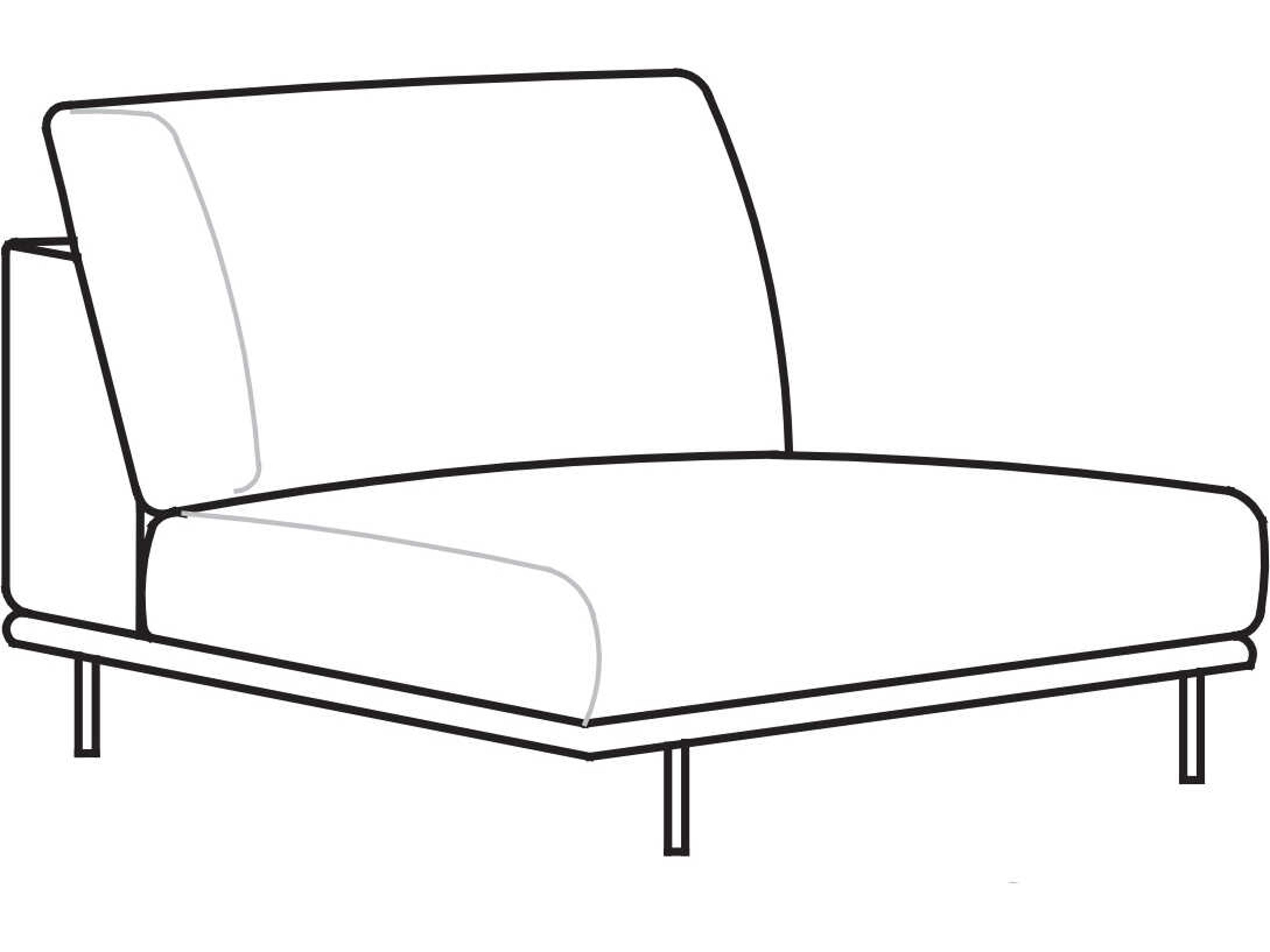 Arflex Hollywood Unit without Armrests