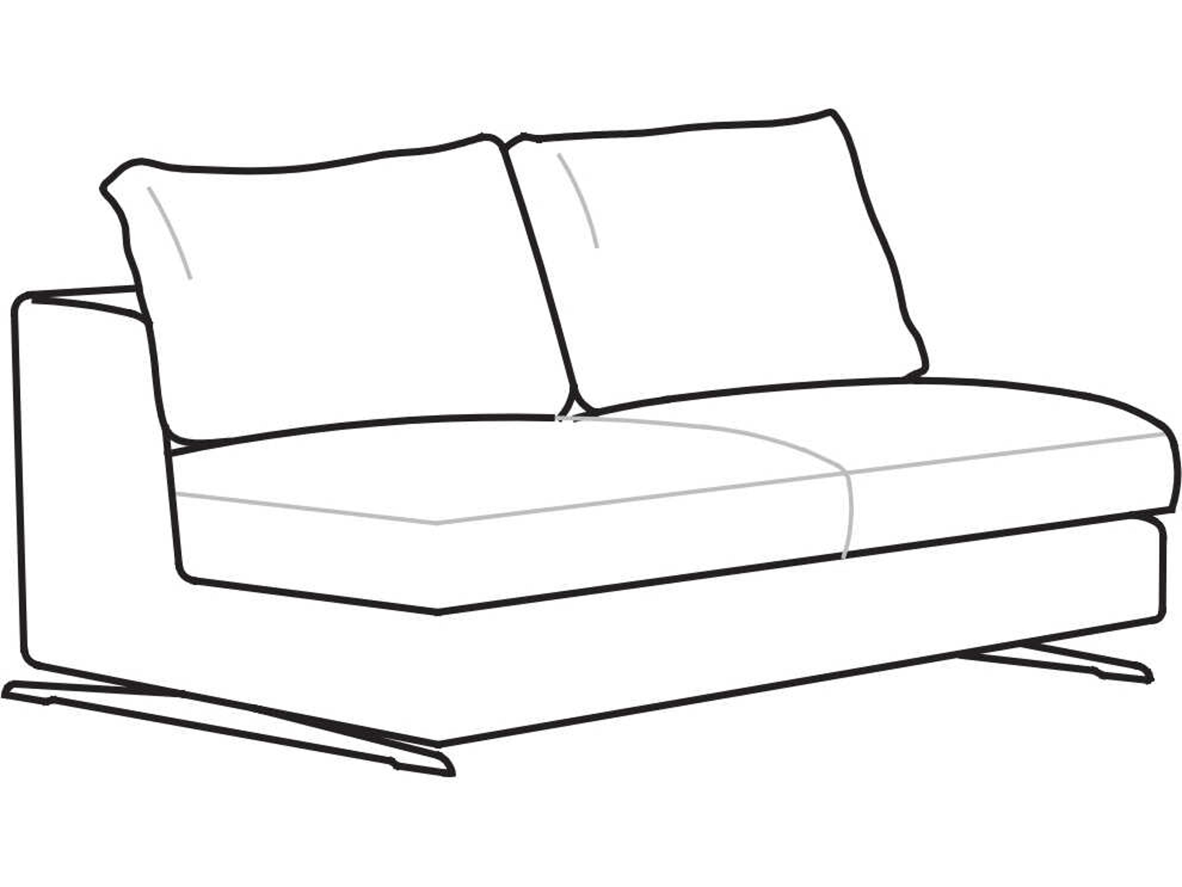 Arflex Lee Unit without Armrests