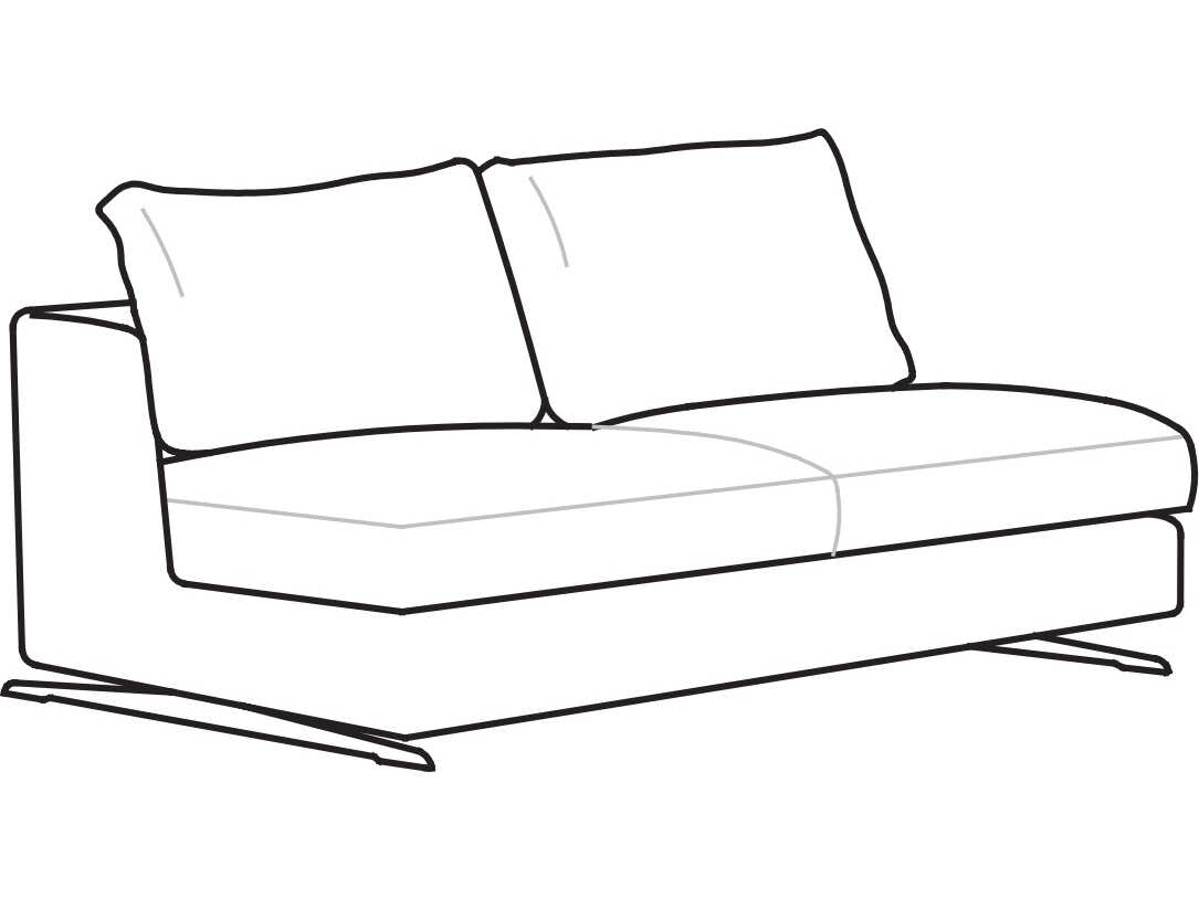 Arflex Lee Unit without Armrests