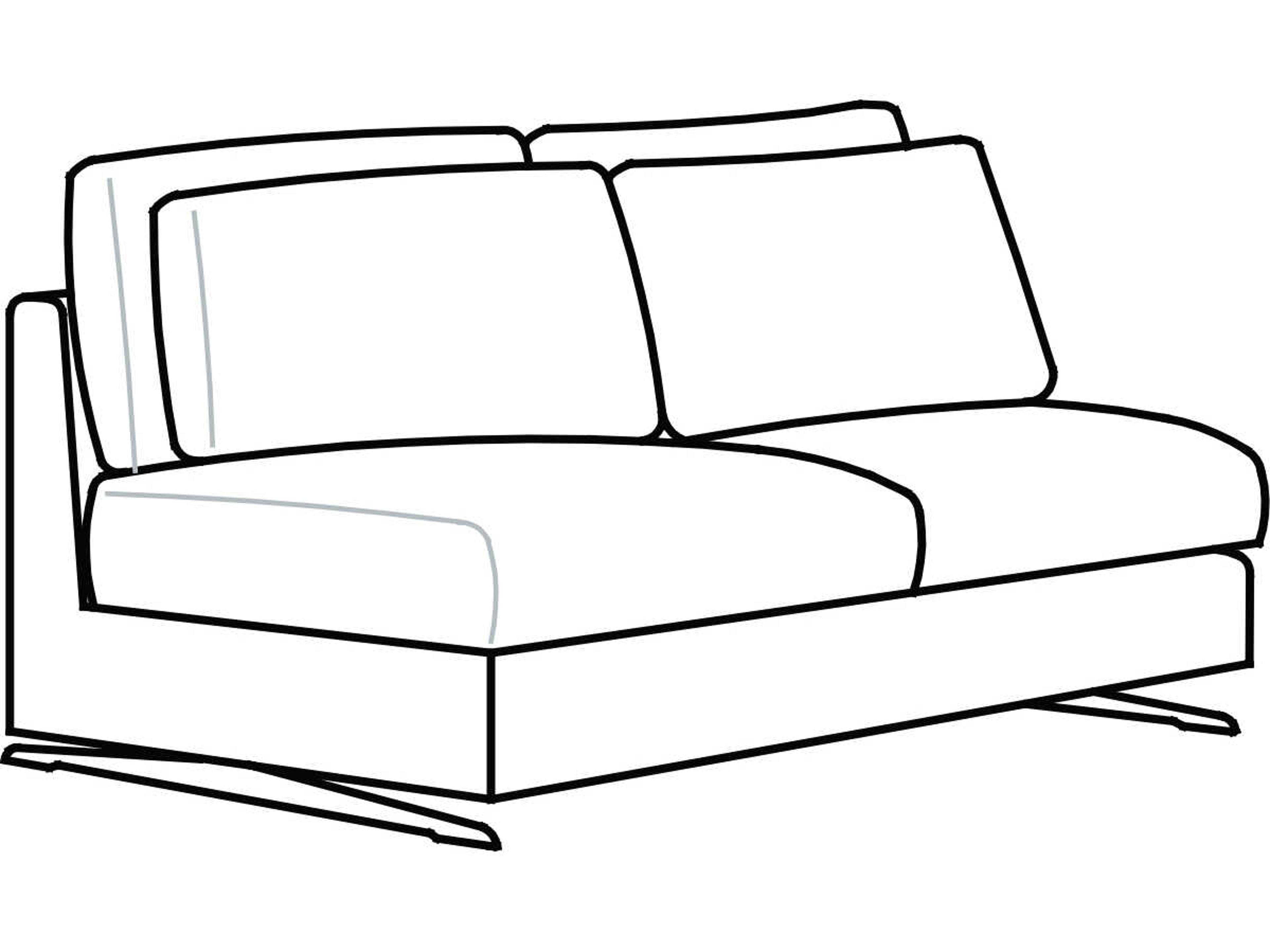 Arflex Leenus Unit without Armrests