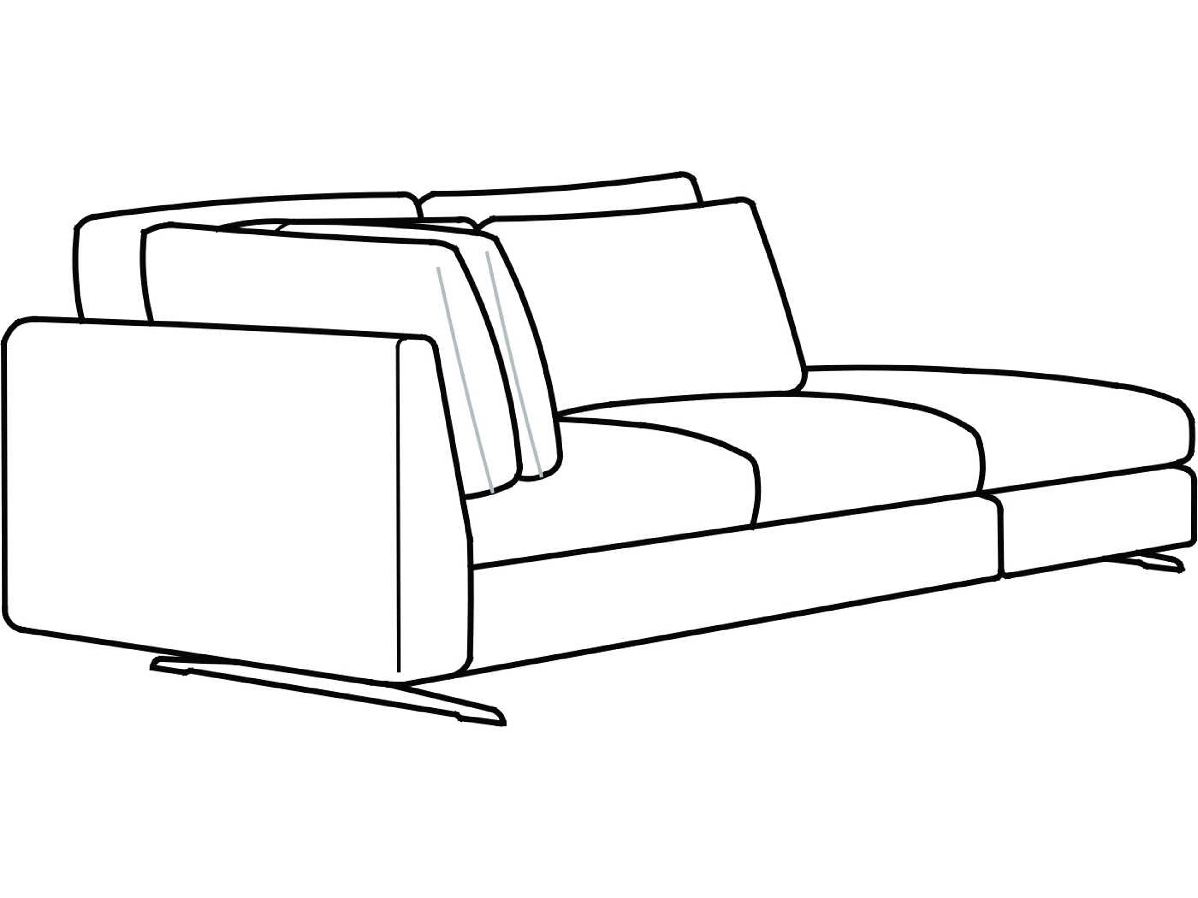 Arflex Leenus Isle Unit with Corner Unit