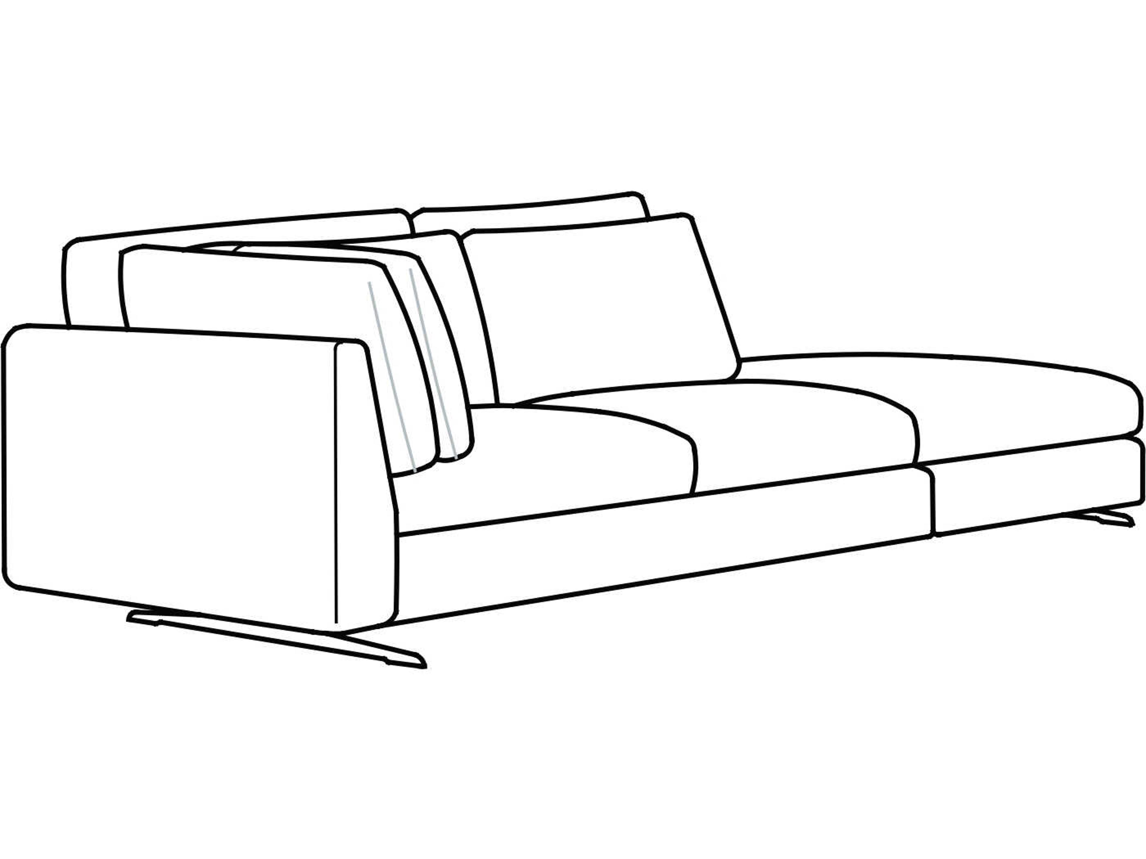 Arflex Leenus Isle Unit with Corner Unit