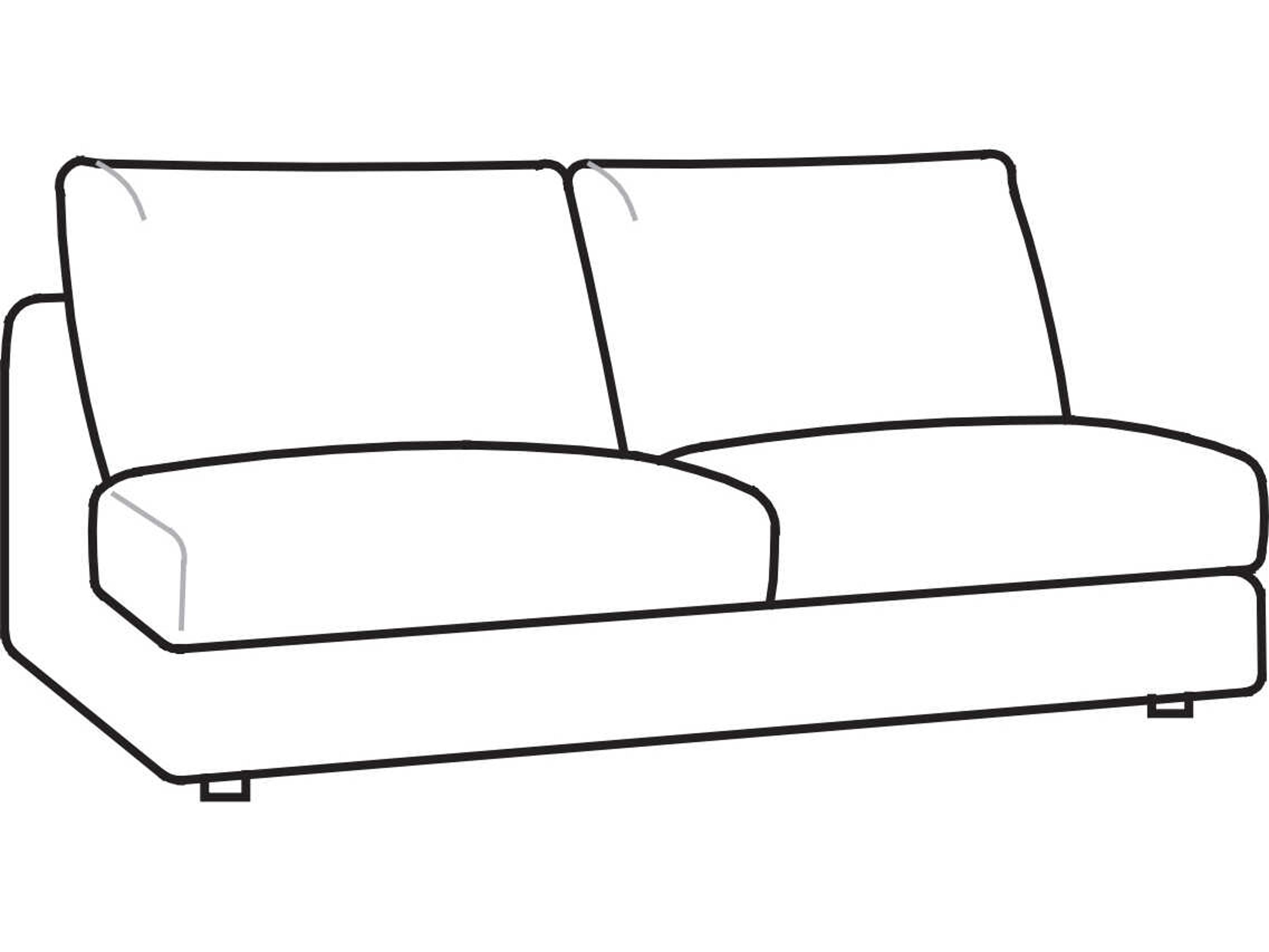 Arflex Low Land Unit without Armrests