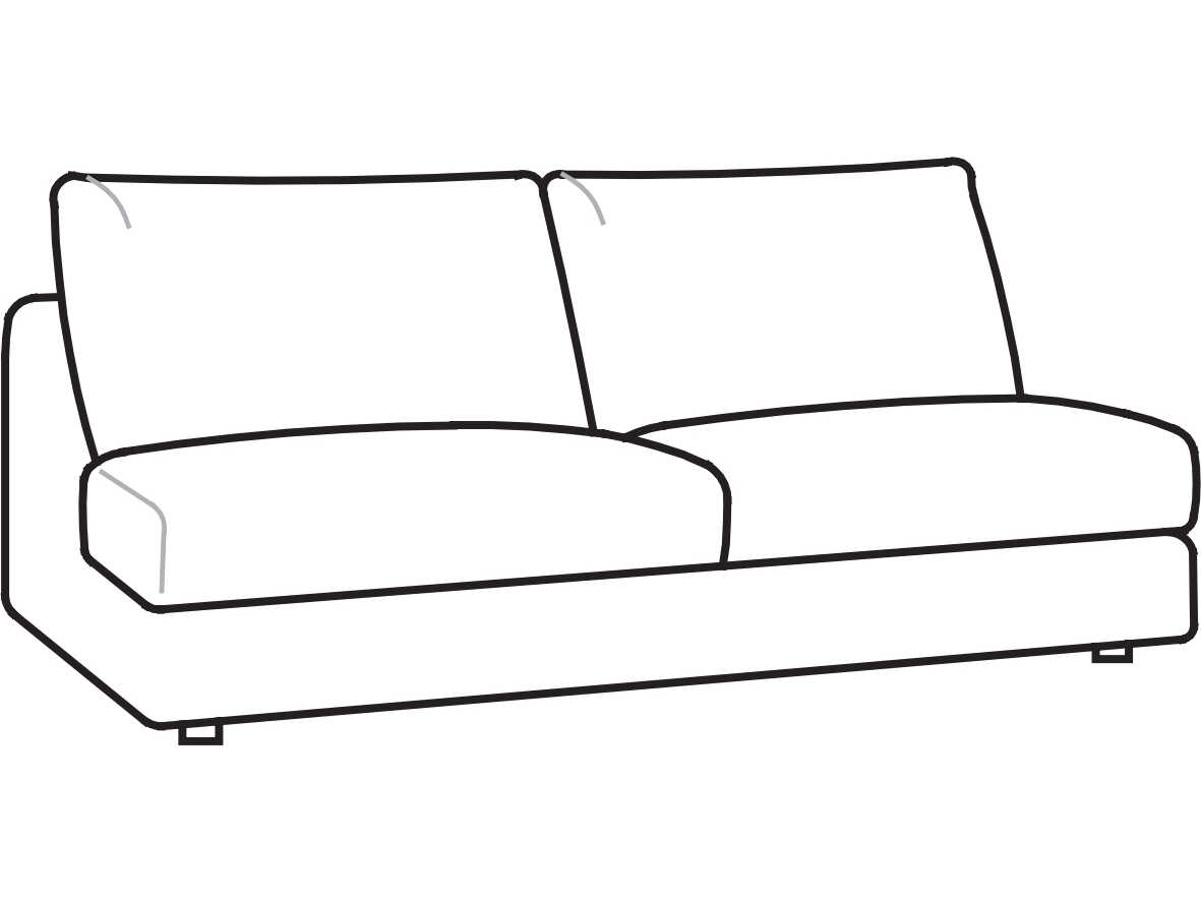 Arflex Low Land Unit without Armrests