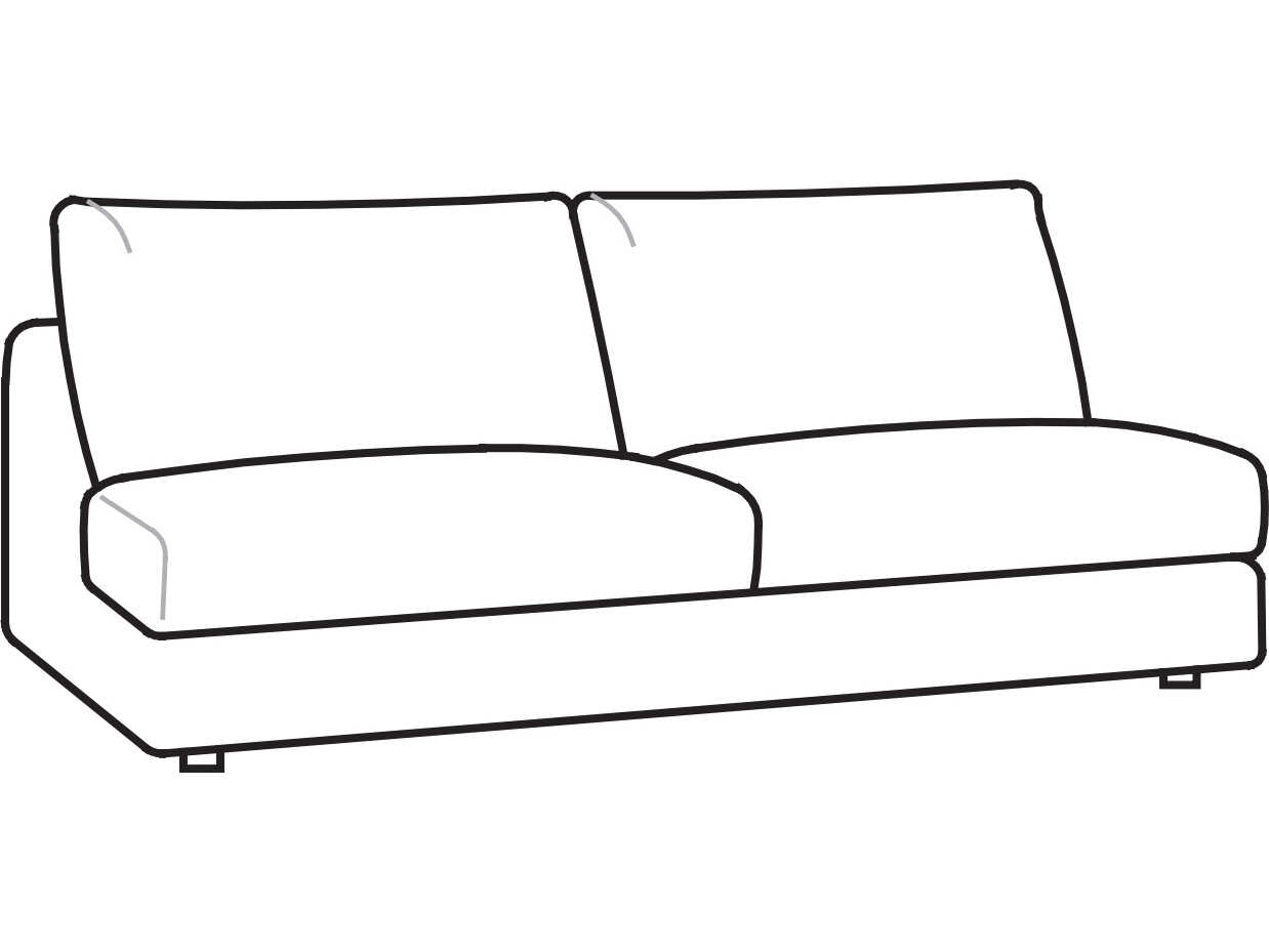 Arflex Low Land Unit without Armrests